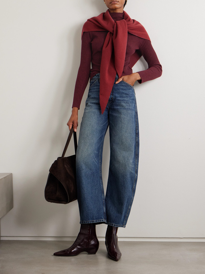 arch4 Ariana Ribbed Cashmere Turtleneck Sweater outlook