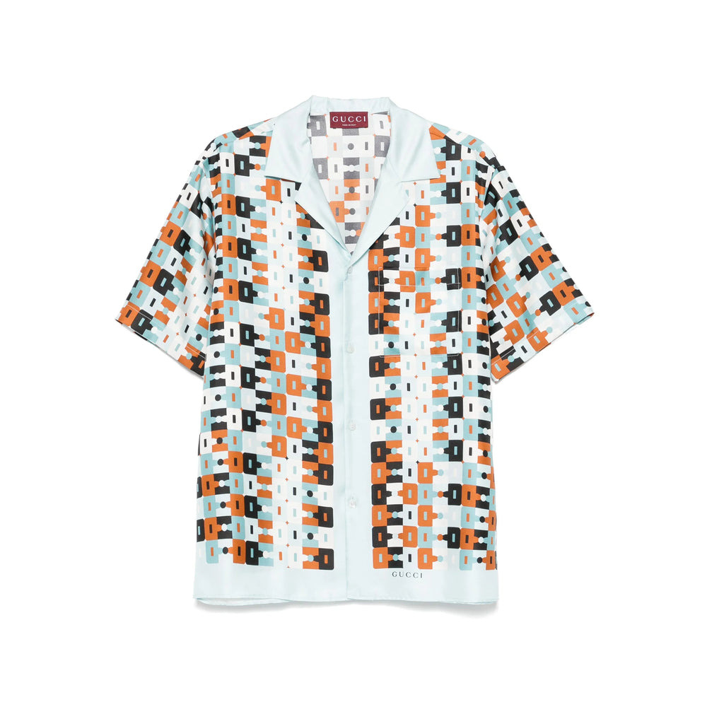 Gucci Blue Shirts Men - 1