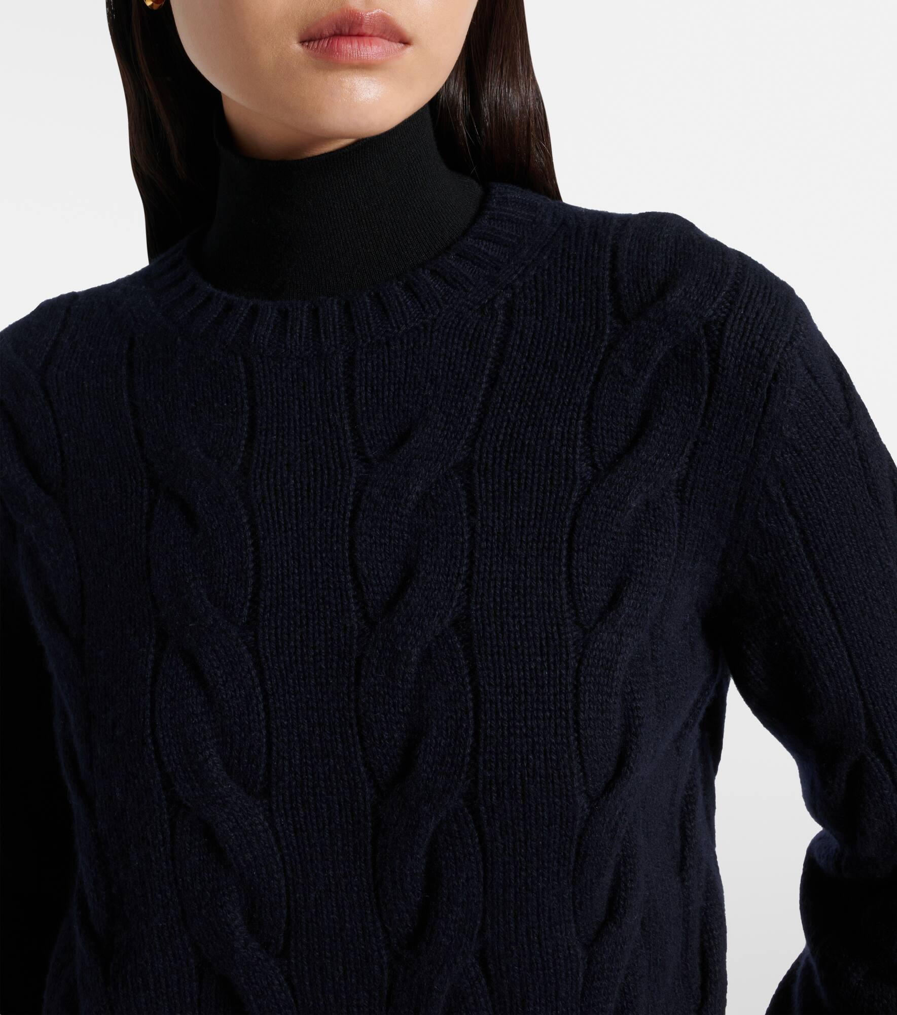 Napier cable-knit cashmere sweater - 4