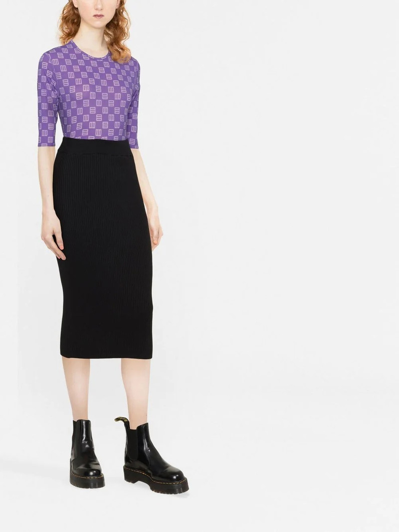 VERSACE JEANS COUTURE knitted midi skirt outlook