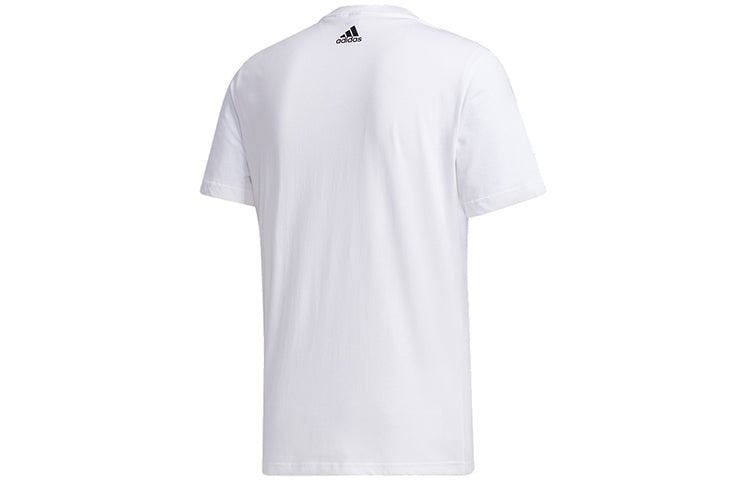 adidas Mh Gfx T Lng Printing Short Sleeve White GH4418 - 2