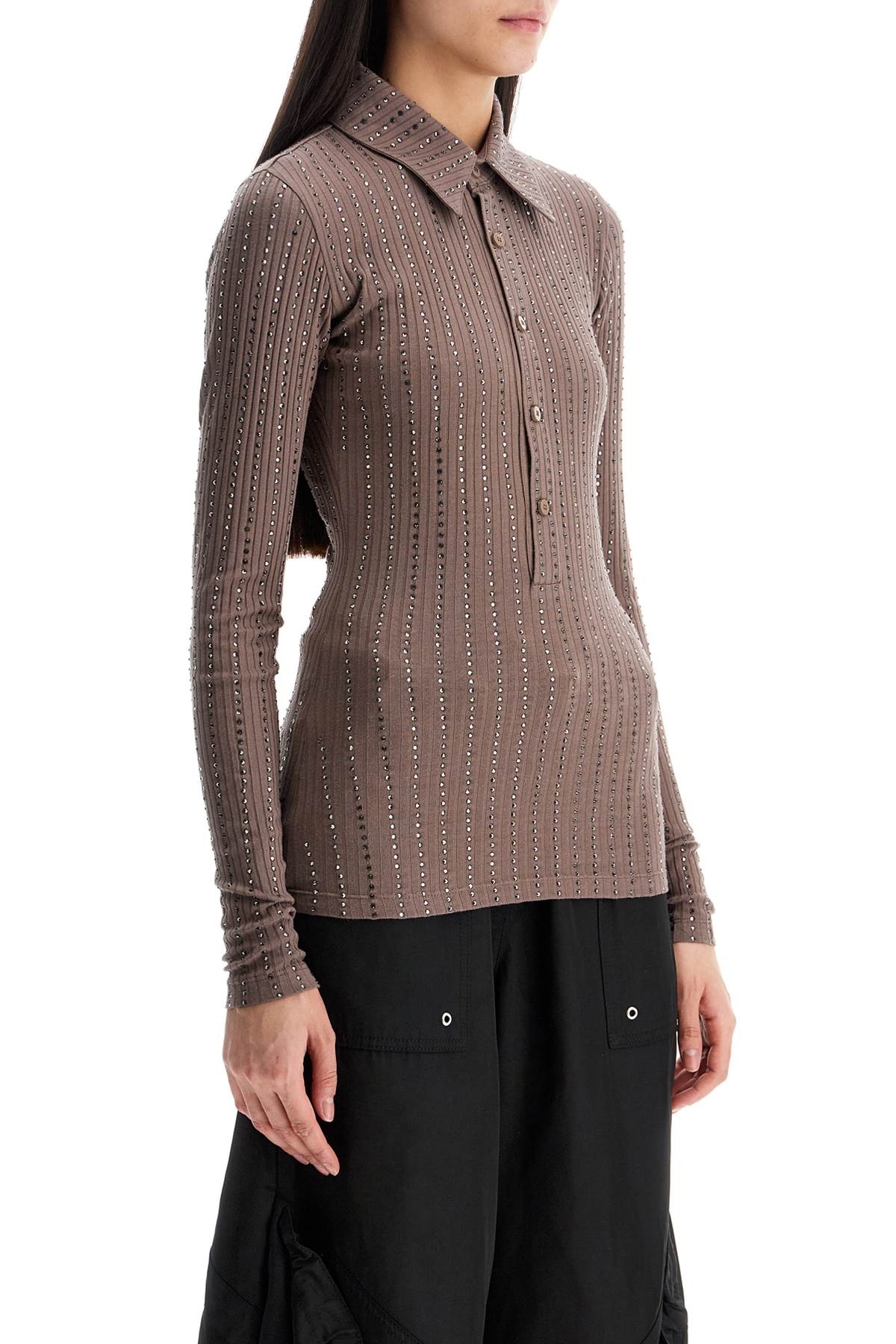 faded mud long sleeve t-shirt 250WCT00351JJJ051TR ジアティコ Acne Studios - Long Sleeve T-Shirt in Faded Grey - CL0339