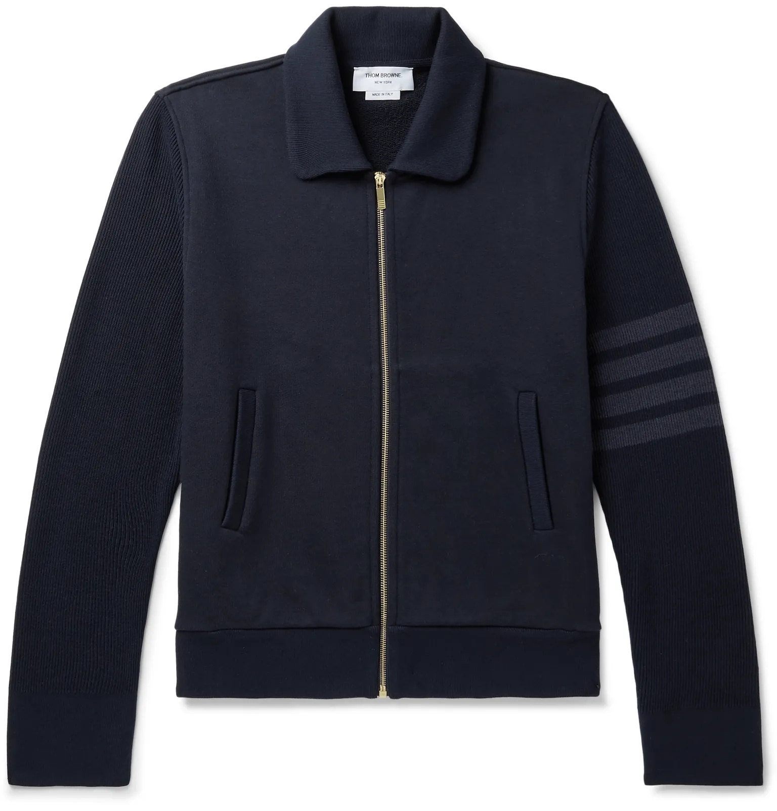 Cotton-Jersey Bomber Jacket - 1