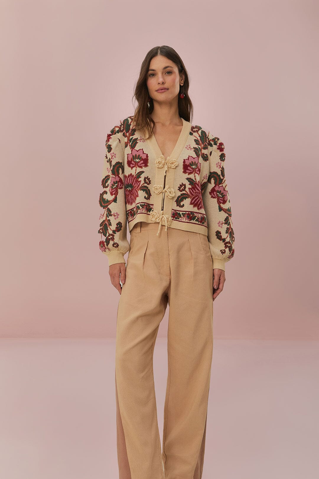 Bicolor High Waist Pants - 3