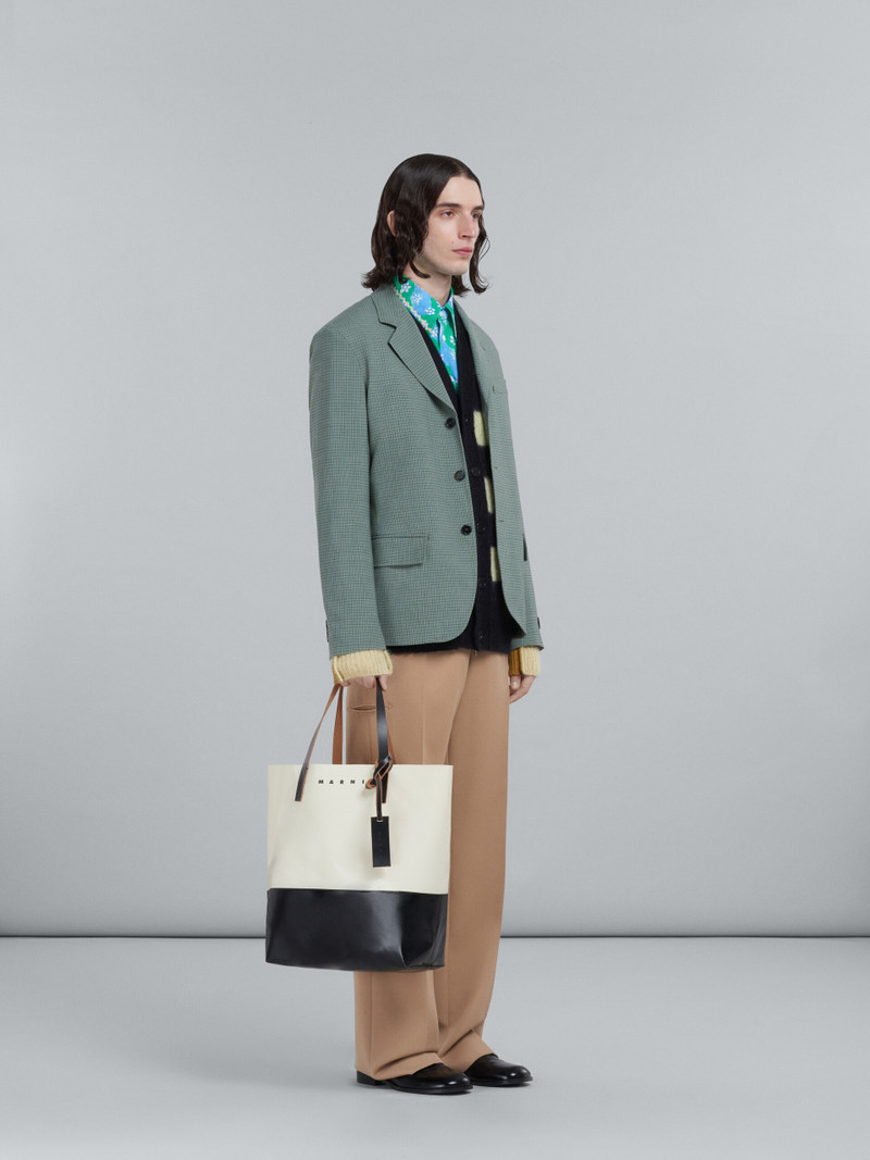 POPLIN SHIRT WITH GREEN STRIPY FLOWER PRINT 5