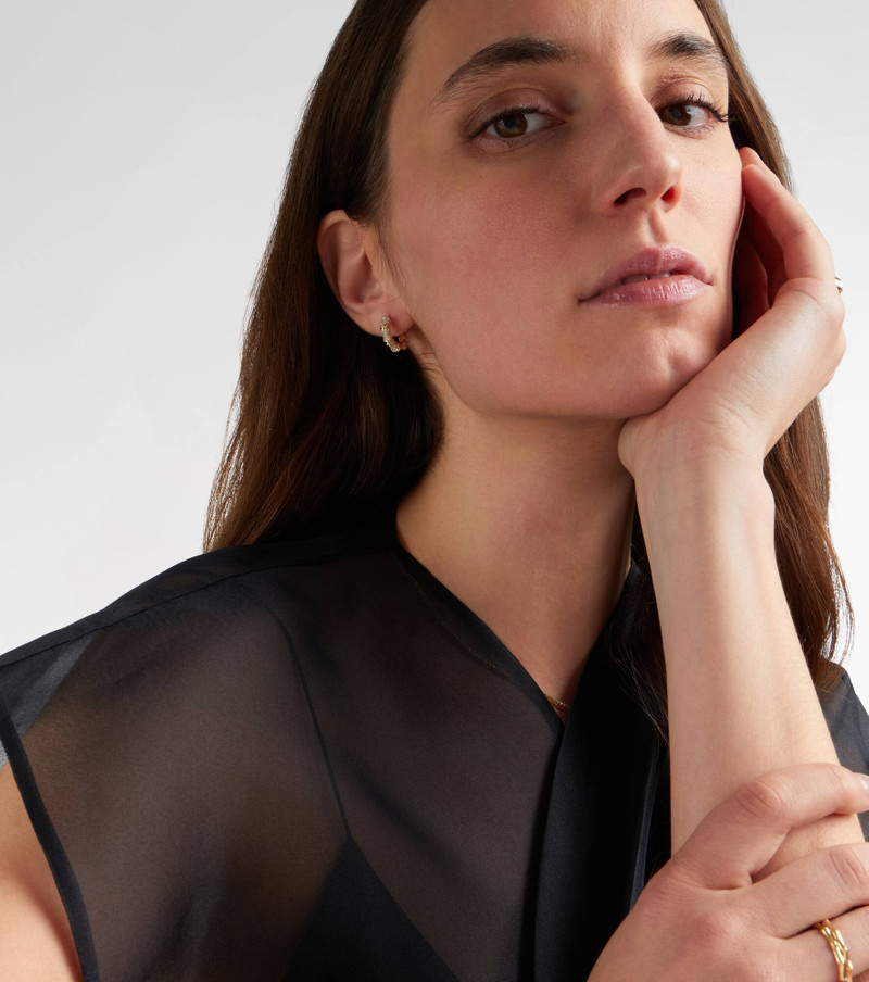 STONE AND STRAND 14kt gold (585/1000) earrings with diamonds outlook