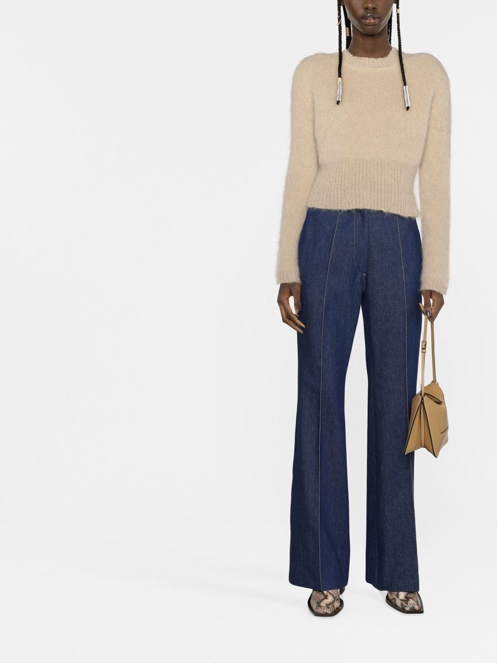tailored flared trousers - 2