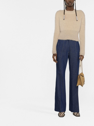 PATOU tailored flared trousers outlook