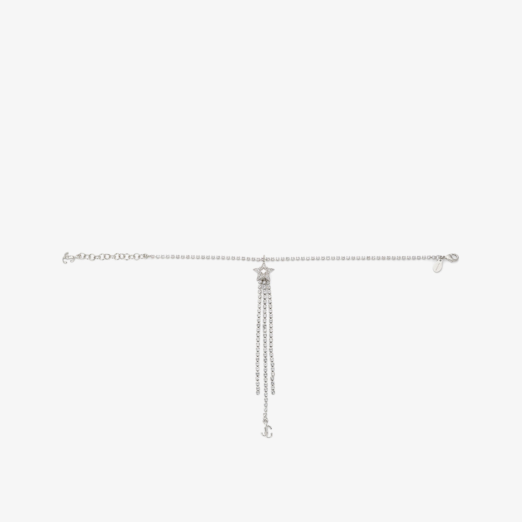 Star Fringe Anklet
Silver Star Fringe Anklet with Swarovski Crystals - 5