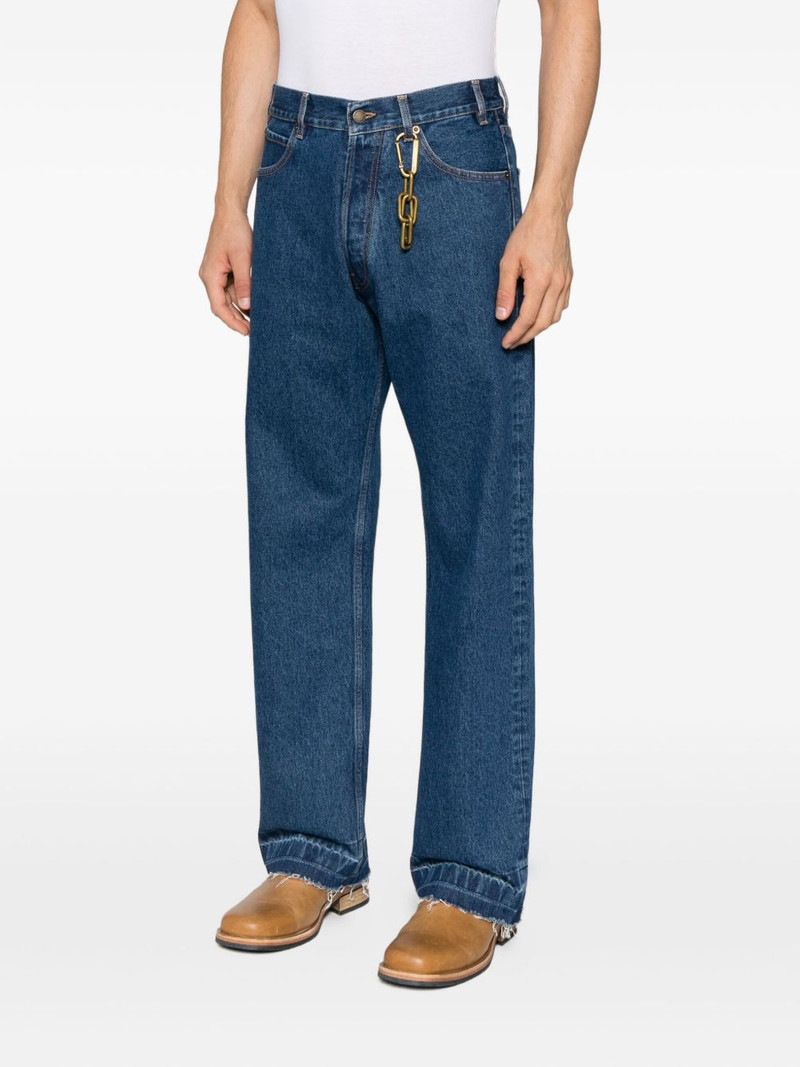 chain-embellished jeans 3