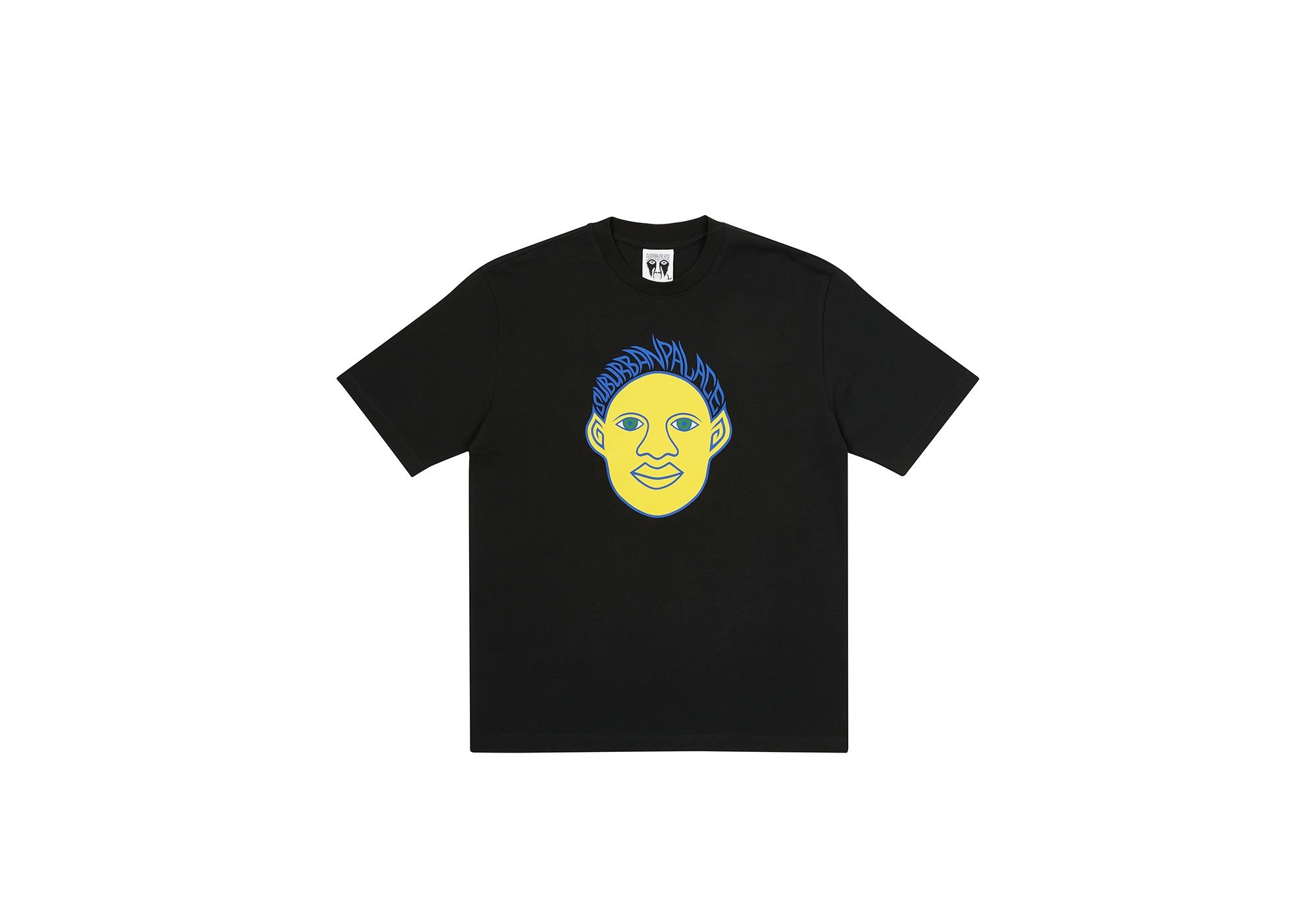 PALACE SUBURBAN BLISS ELF HEAD T-SHIRT BLACK - 1