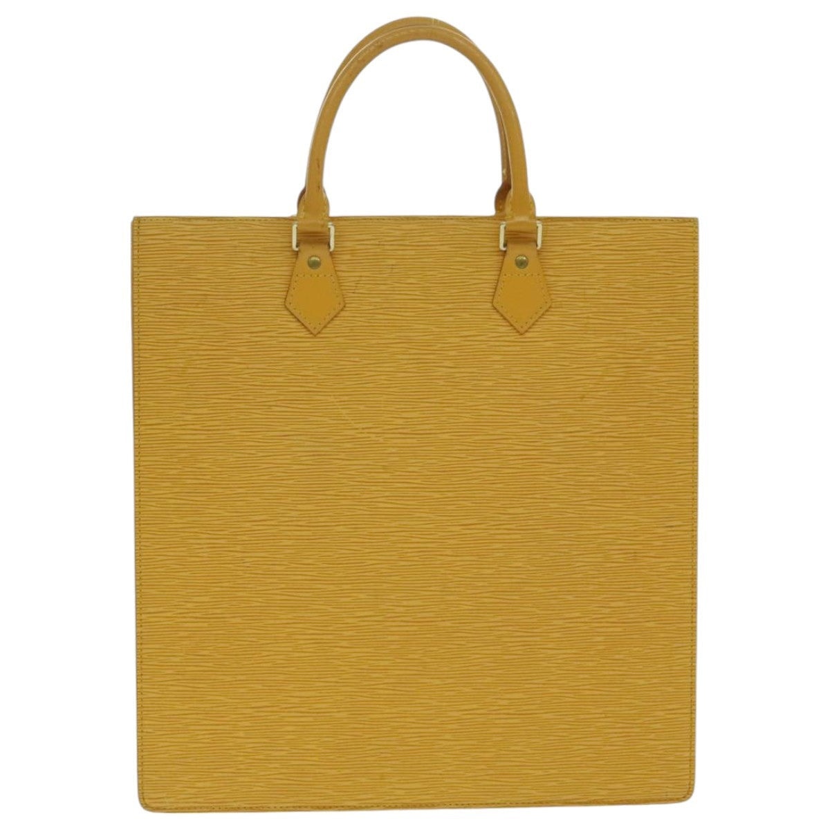 LOUIS VUITTON Epi Sac Plat Hand Bag Yellow M52079 - 3