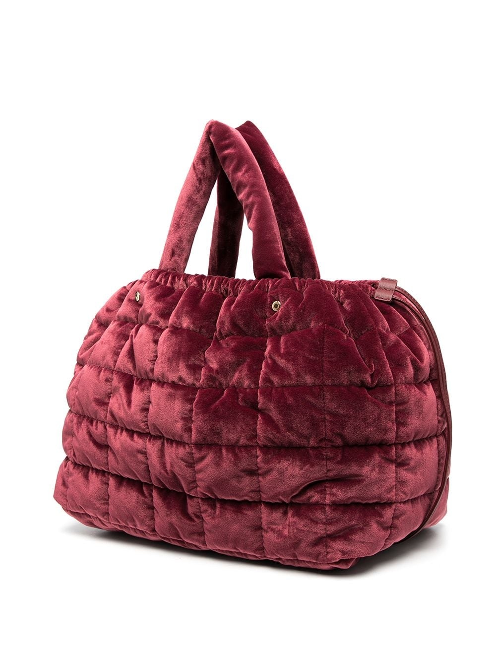 large quilted tote bag  - 3