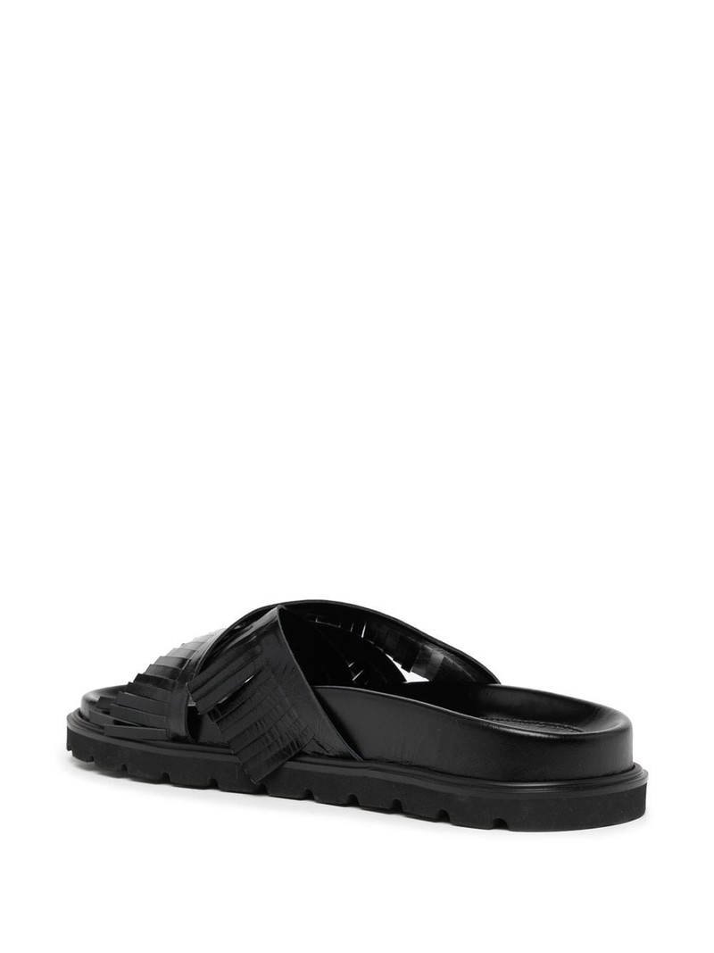 Cross Fringe Mold sandals 3