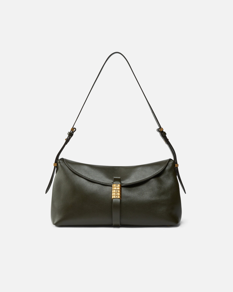 MEDIUM LEATHER SADDLE BAG SHOULDER BAG 1