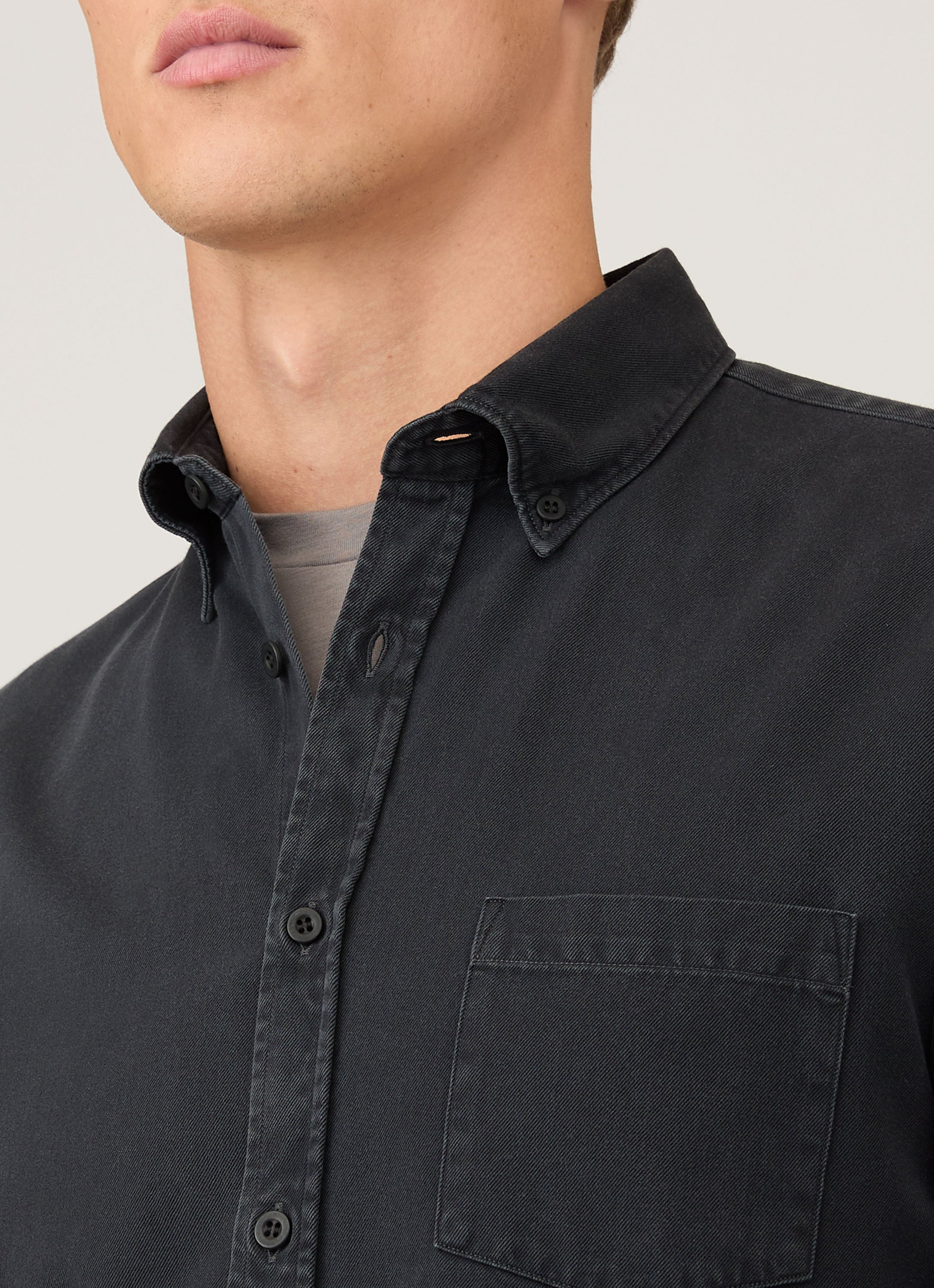 Button Down Twill Shirt - 6