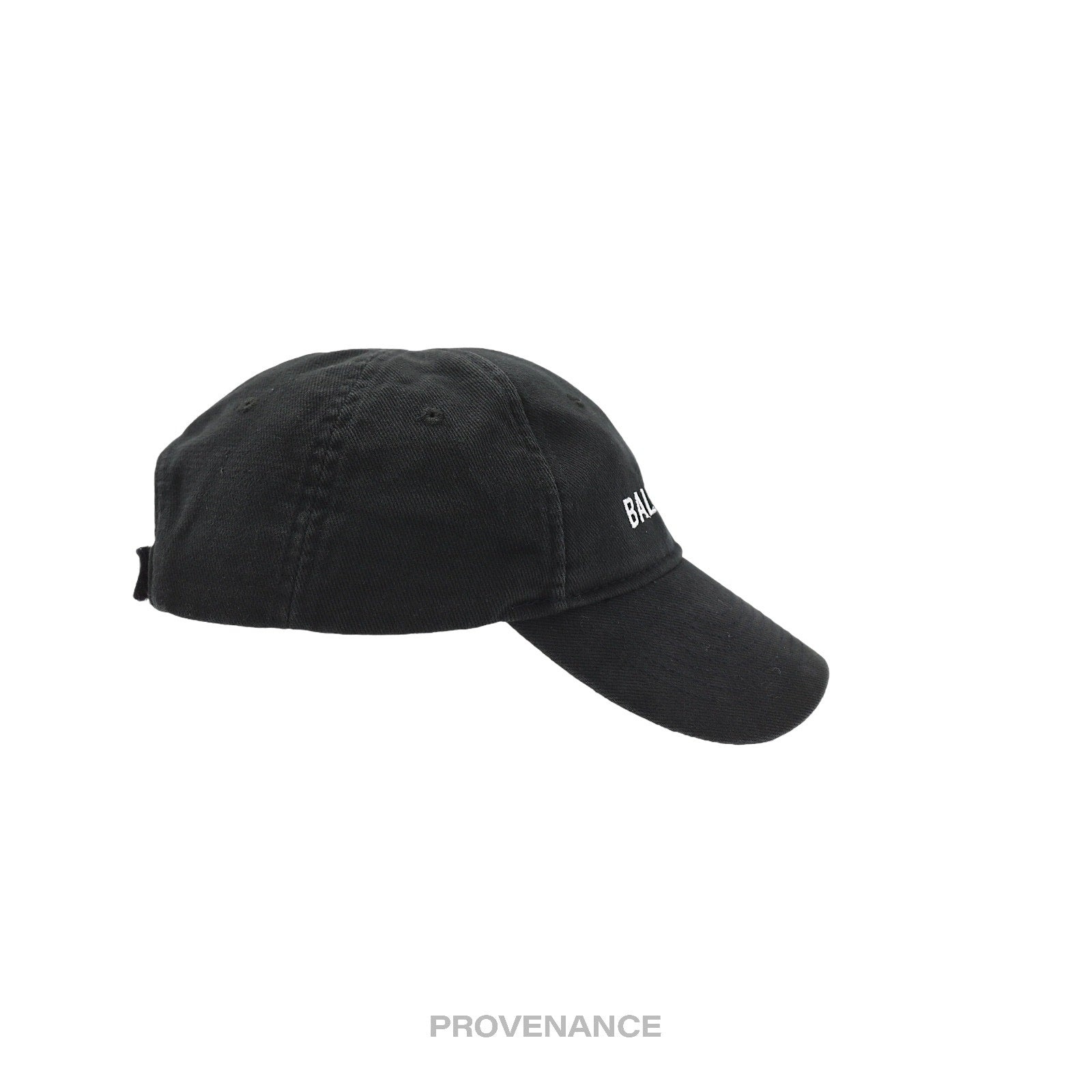 Balenciaga Embroidered Logo Cap - Washed Black - 5