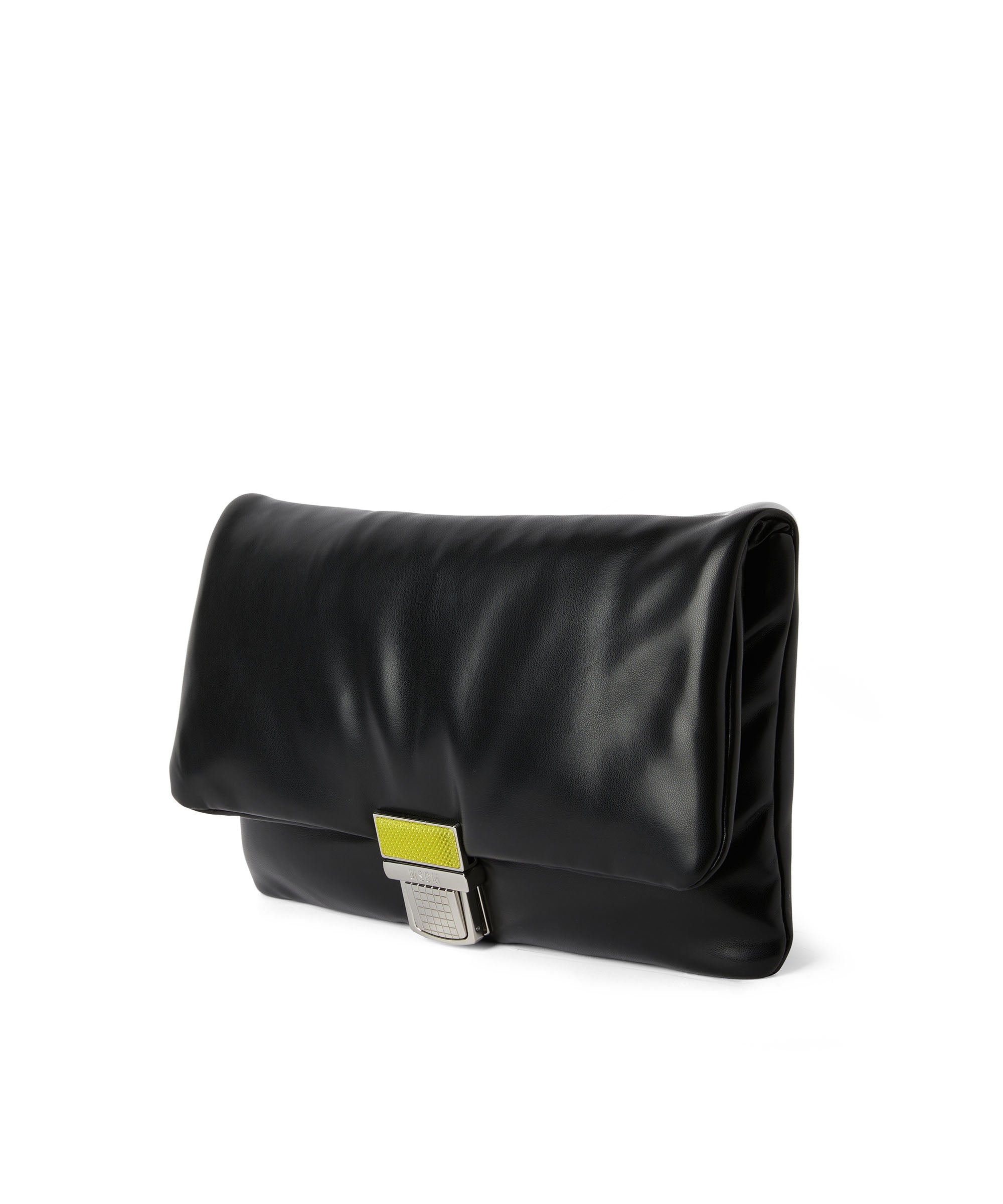Puffer clutch bag with snap - 3