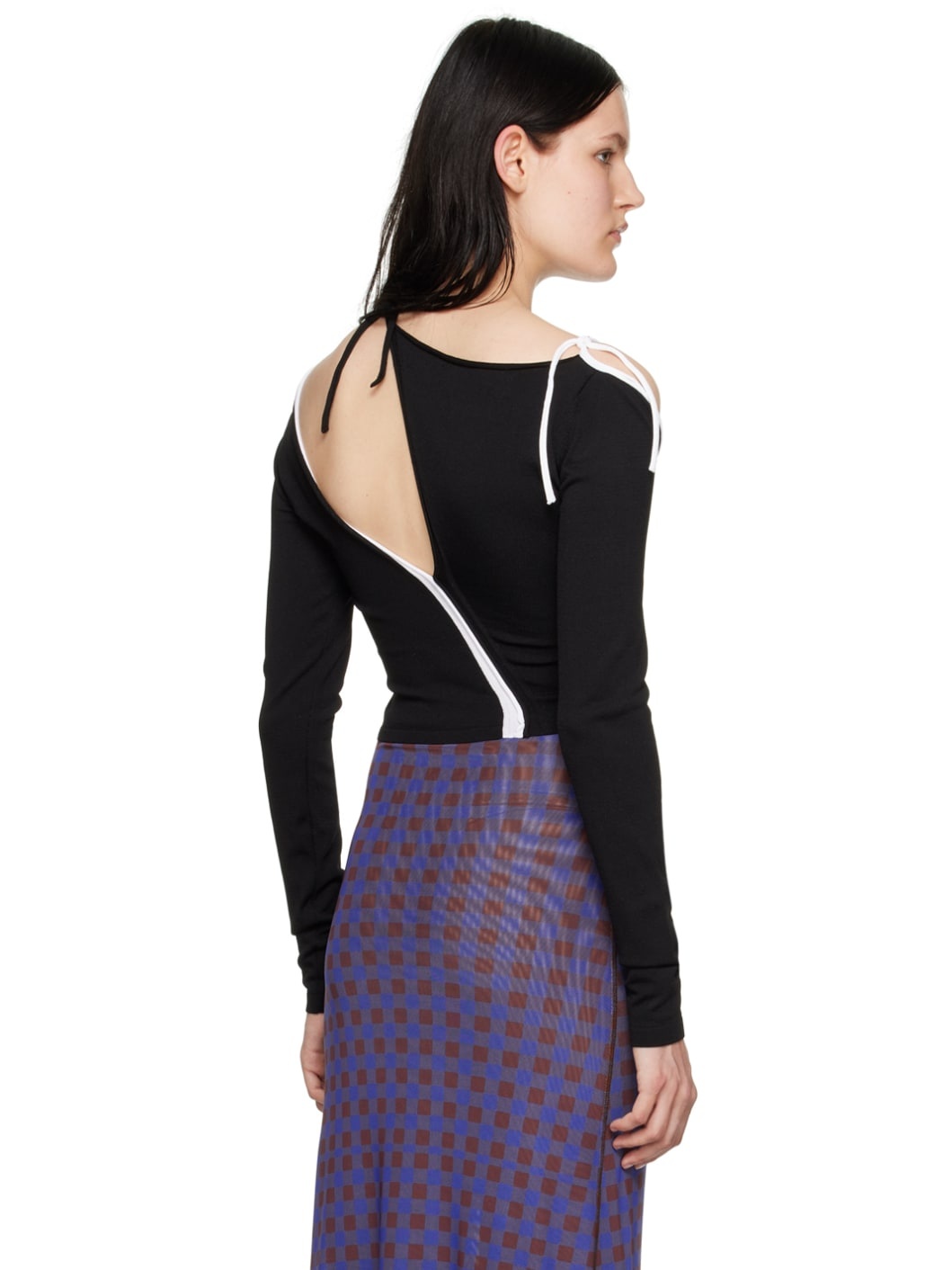 Black Strap Long Sleeve T-Shirt - 3