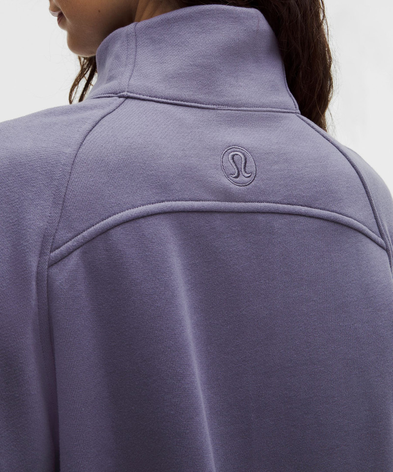 Scuba Oversized Funnel-Neck Half Zip *Long 6