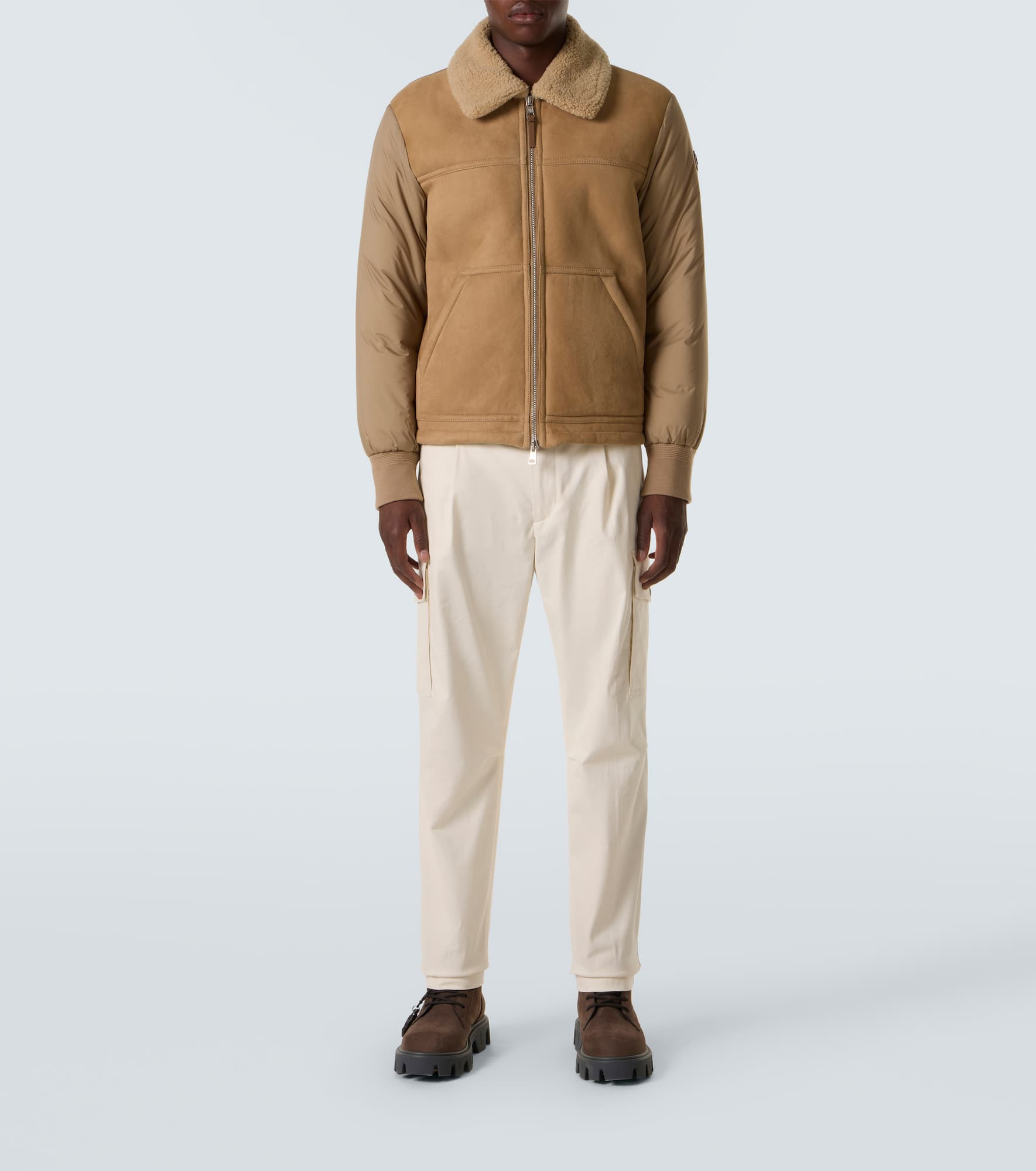 Cotton-blend cargo pants - 2