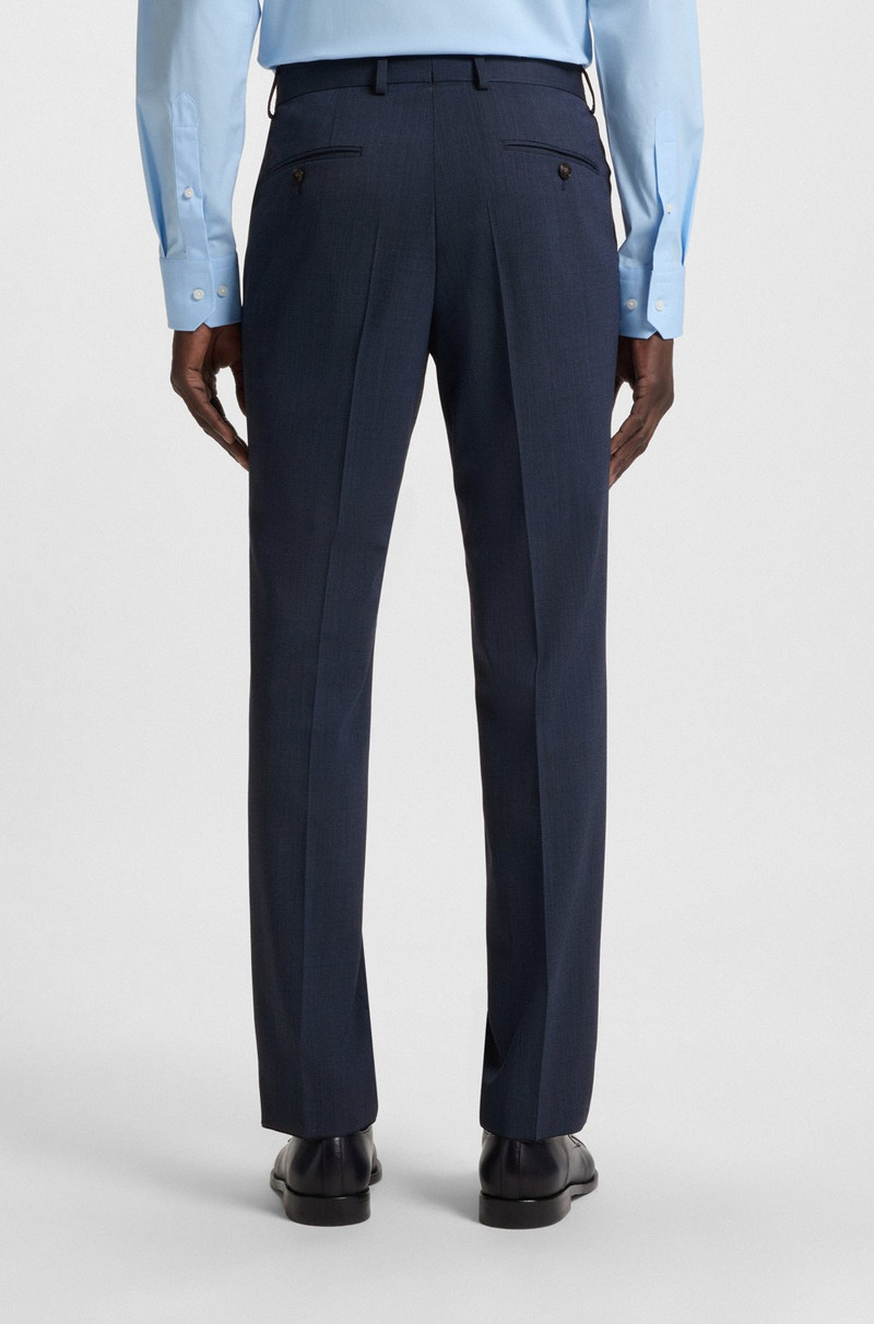 SLIM-FIT SUIT IN MICRO-PATTERNED STRETCH FABRIC 7