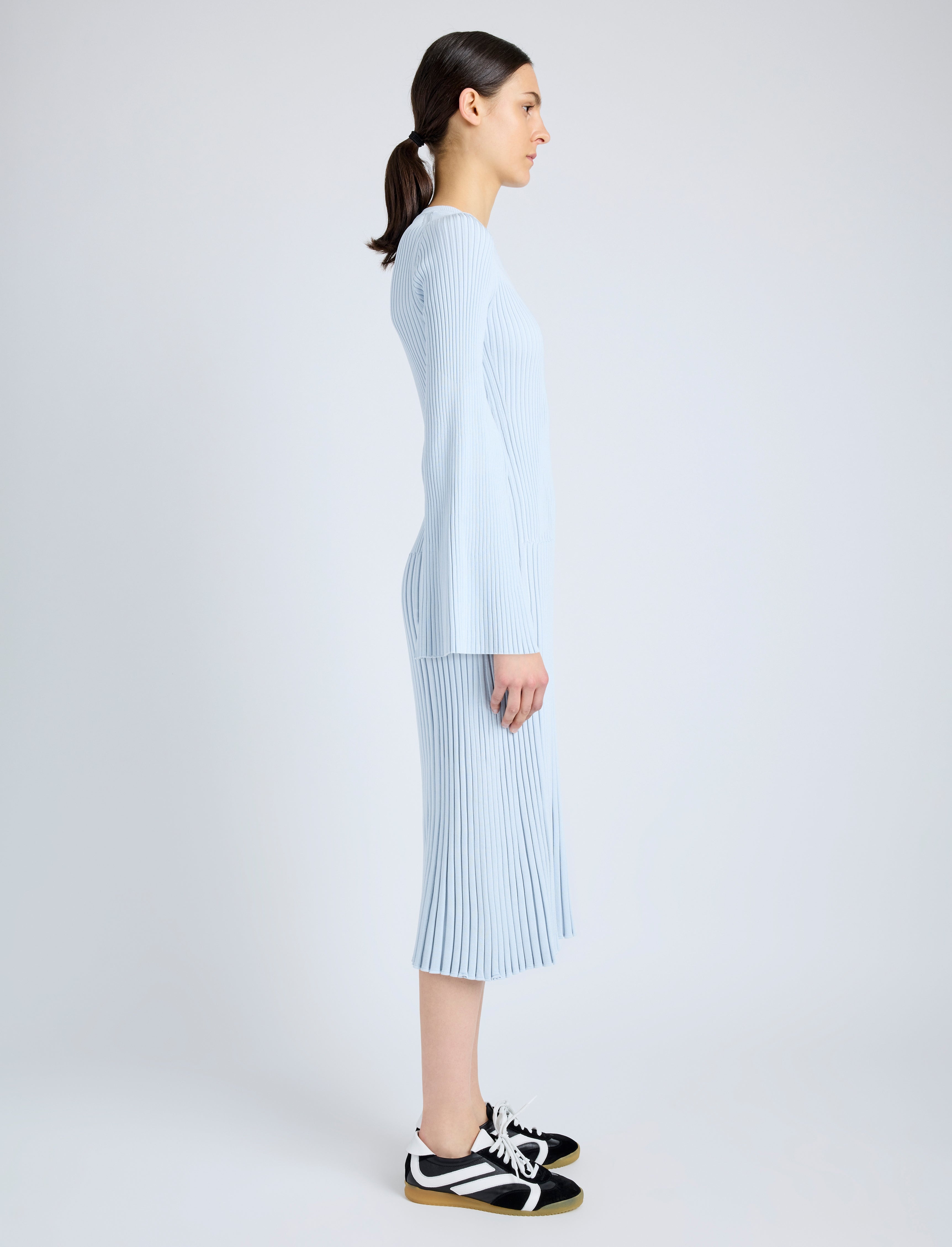 Kenna Dress in Midweight Viscose Rib - 3