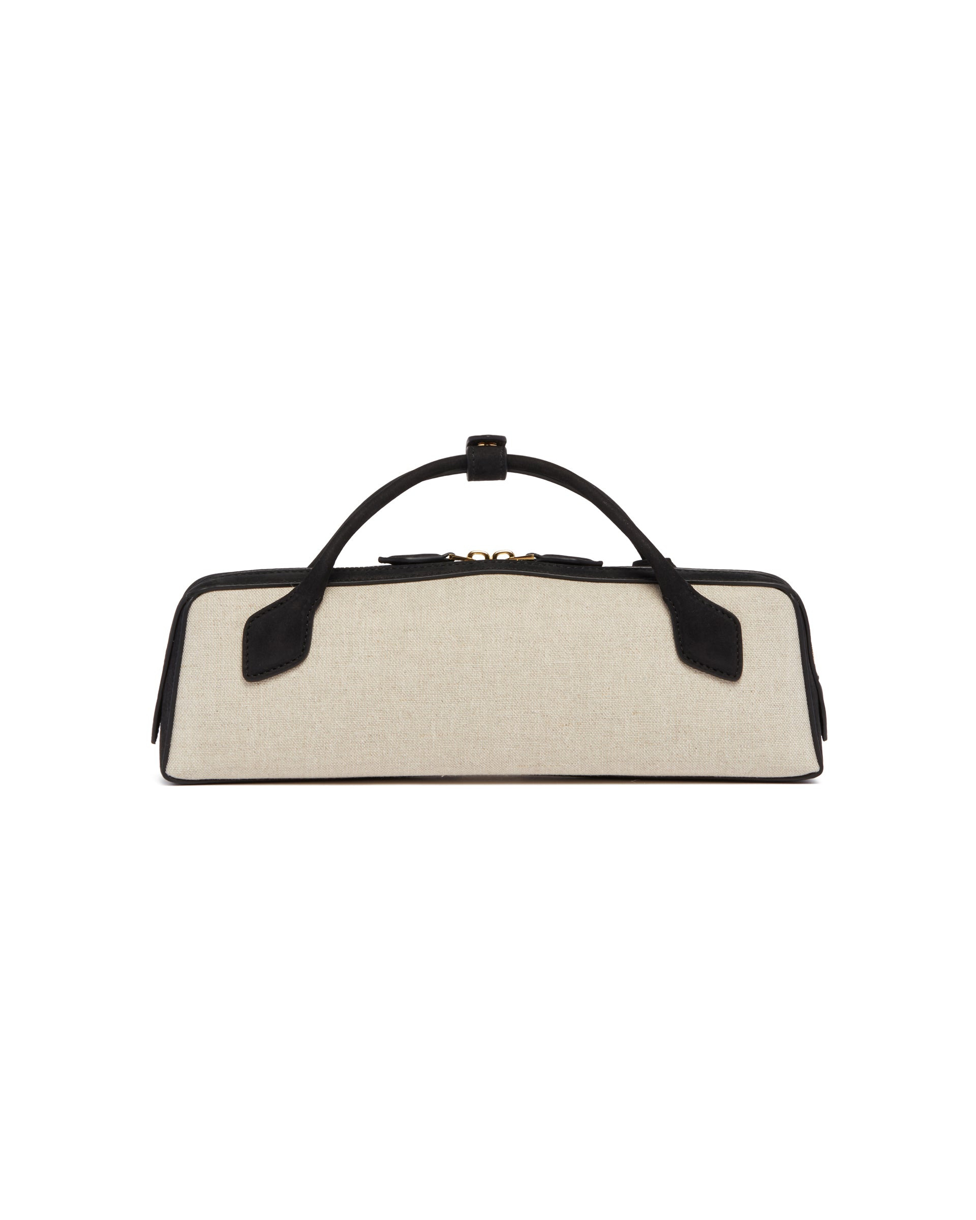 Beige and Black Le Teckel Clutch - 7