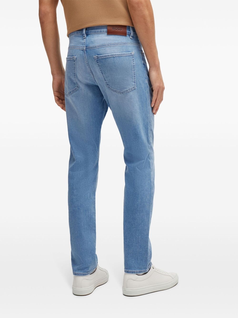 slim-fit cotton jeans - 4