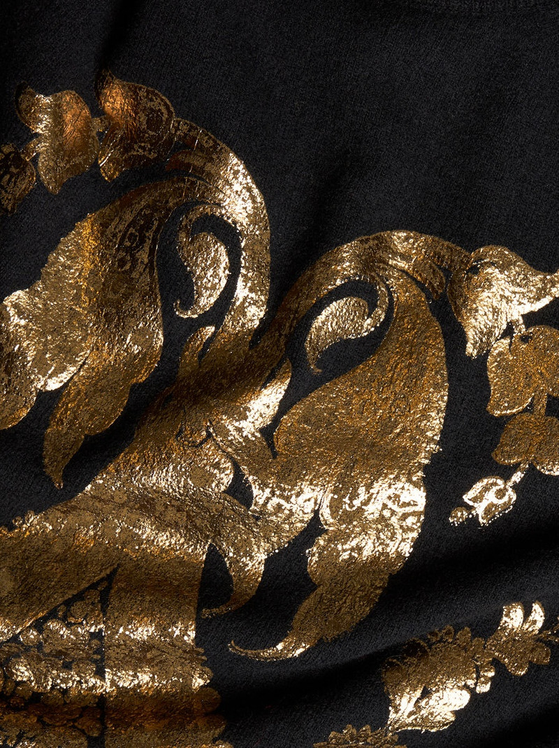 SWEATER WITH METALLIC PRINT 5