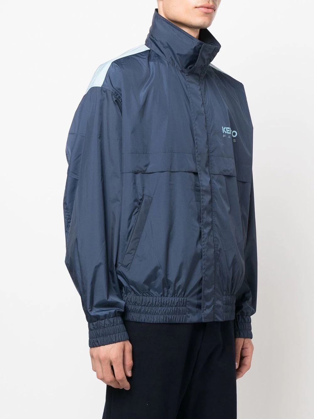 logo embroidered jacket - 4
