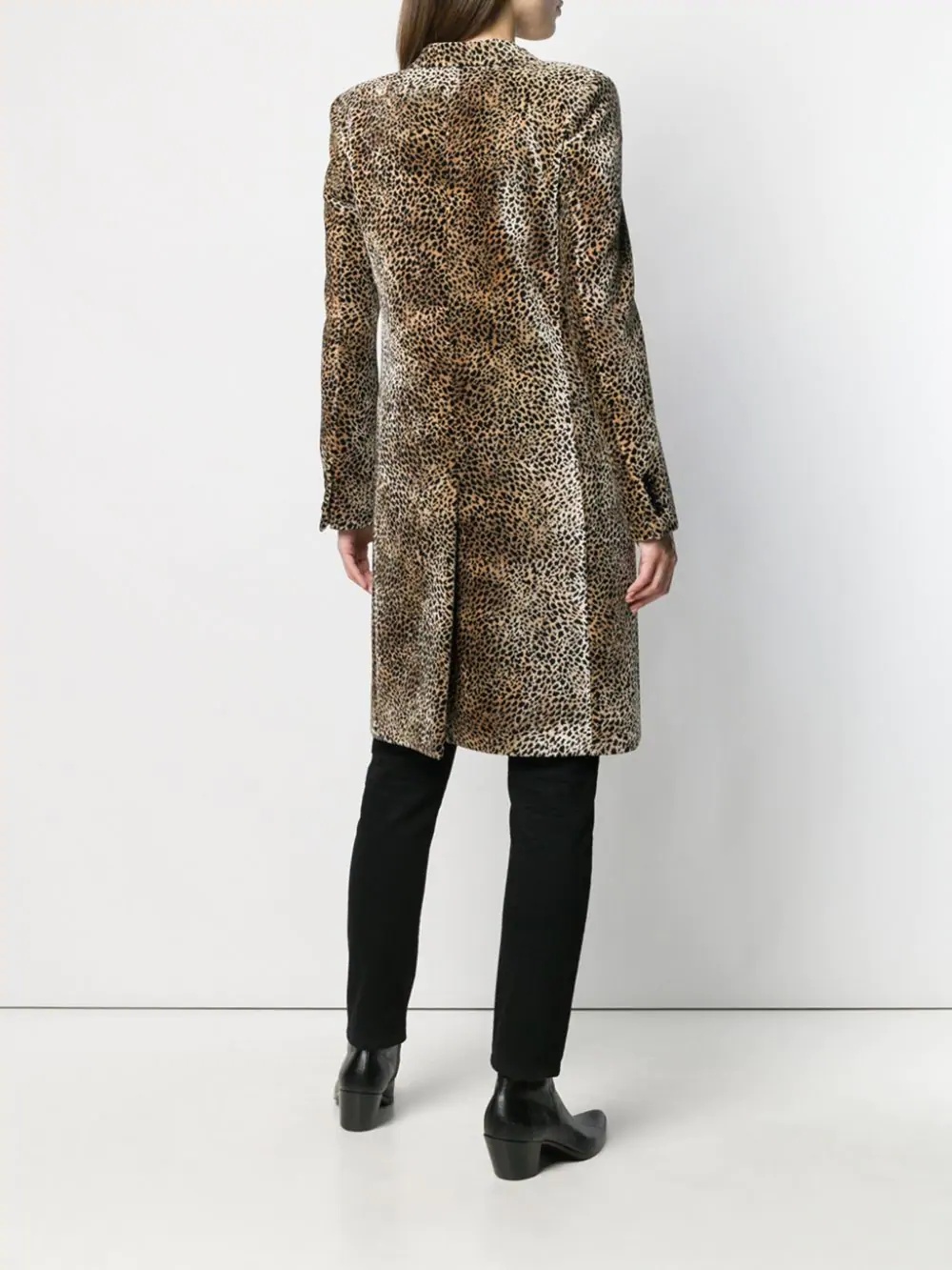 Chesterfield leopard-print coat - 4