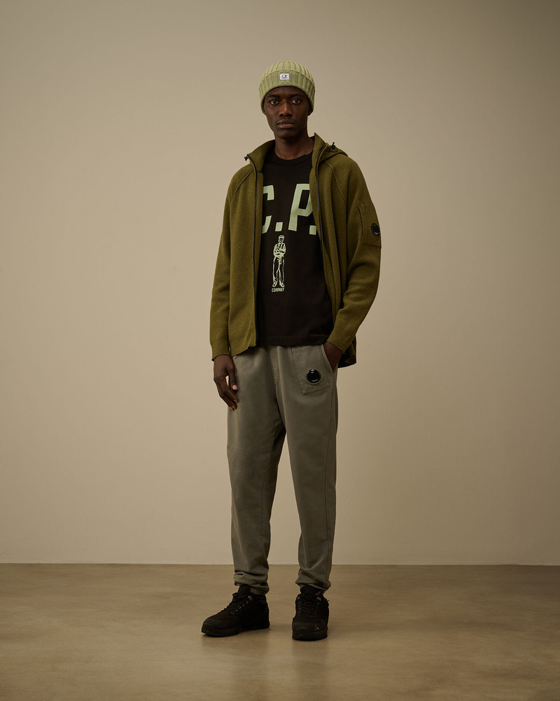 C.P. Company Light Fleece Lens Sweatpants outlook