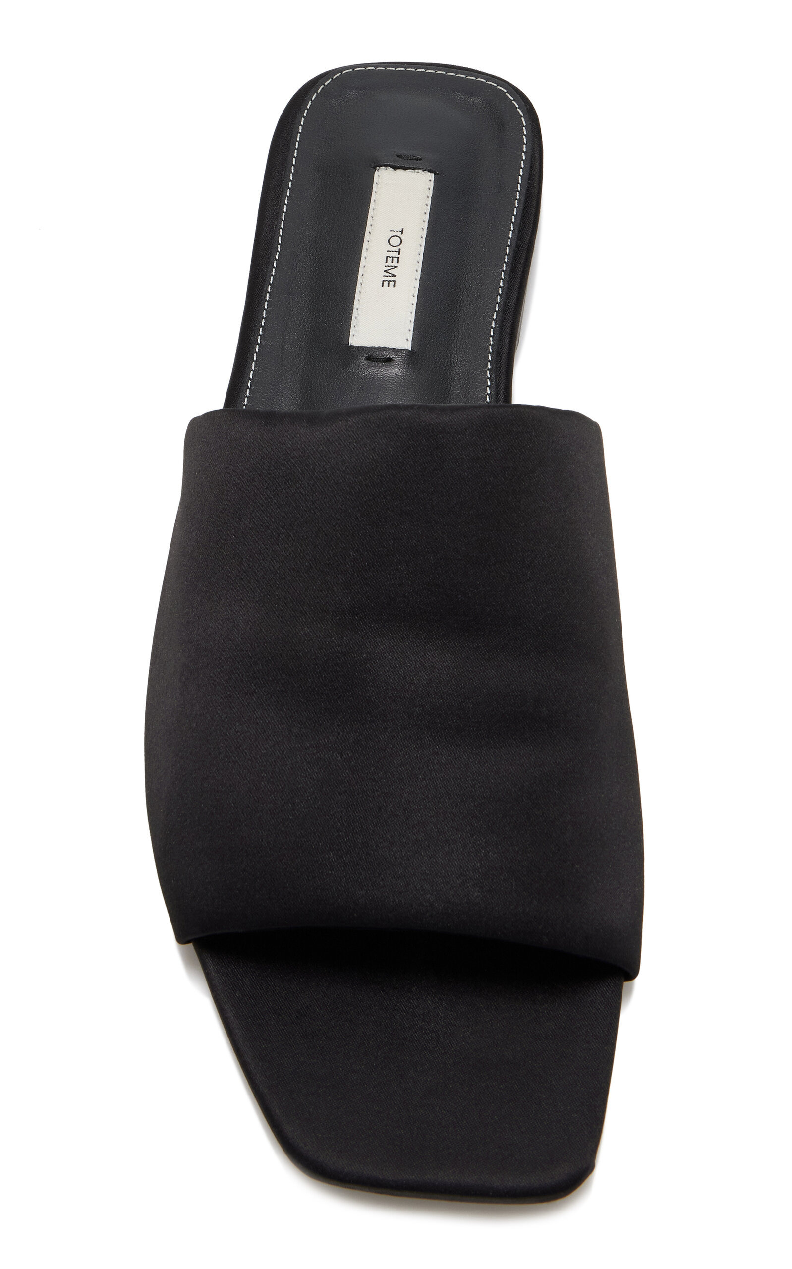 Satin Bandeau Slides black - 3