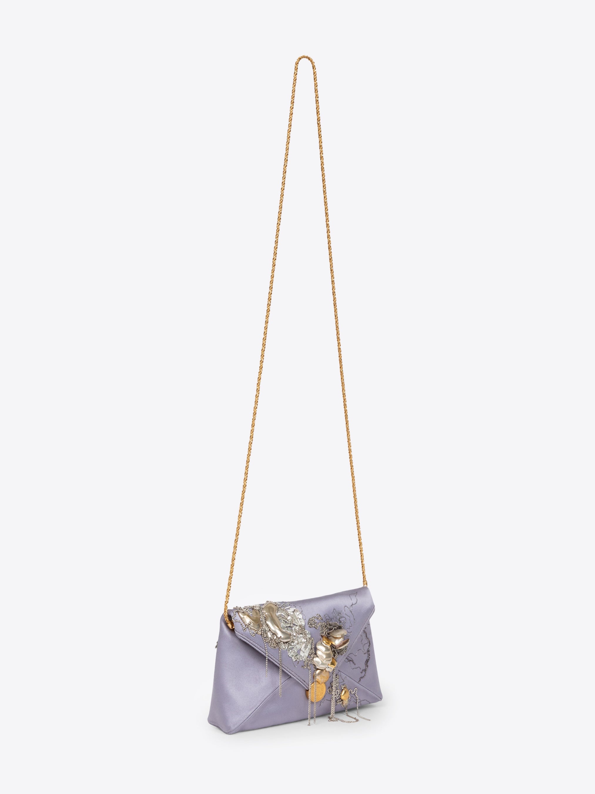 EMBELLISHED ENVELOPE BAG - 3