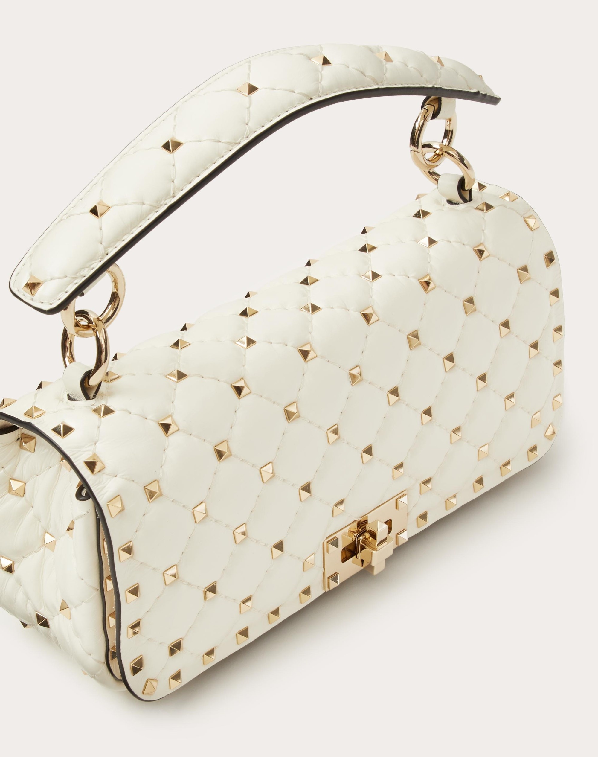 ROCKSTUD SPIKE CALFSKIN SHOULDER BAG - 5