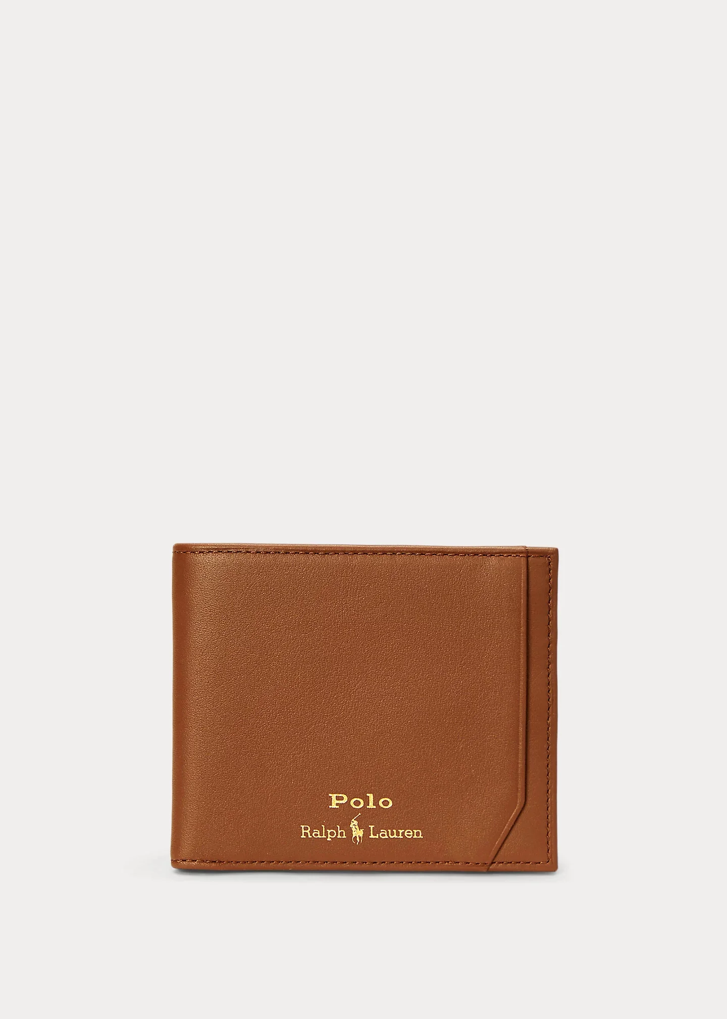Smooth Leather Billfold Wallet - 1