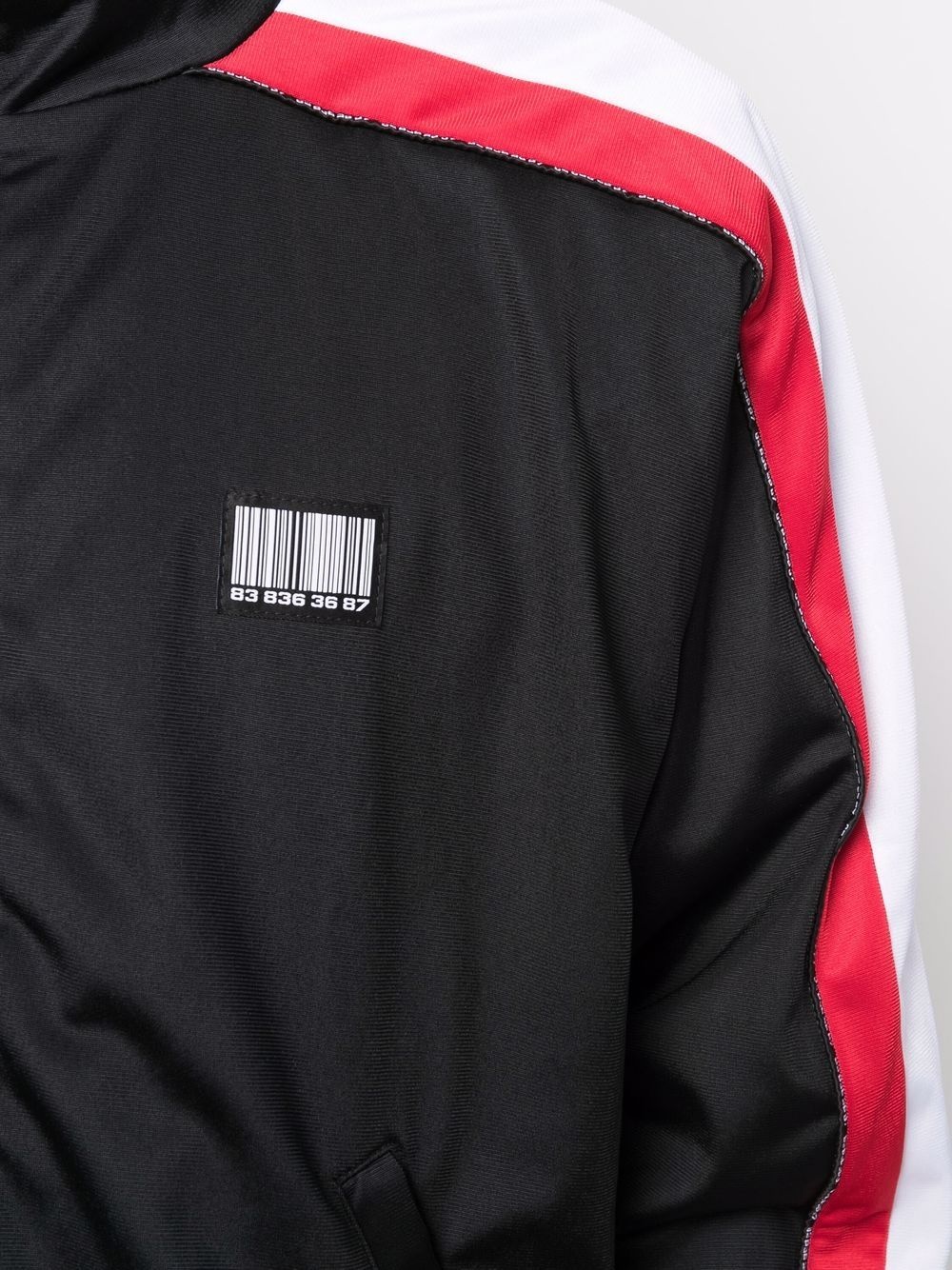 logo-patch track jacket - 6