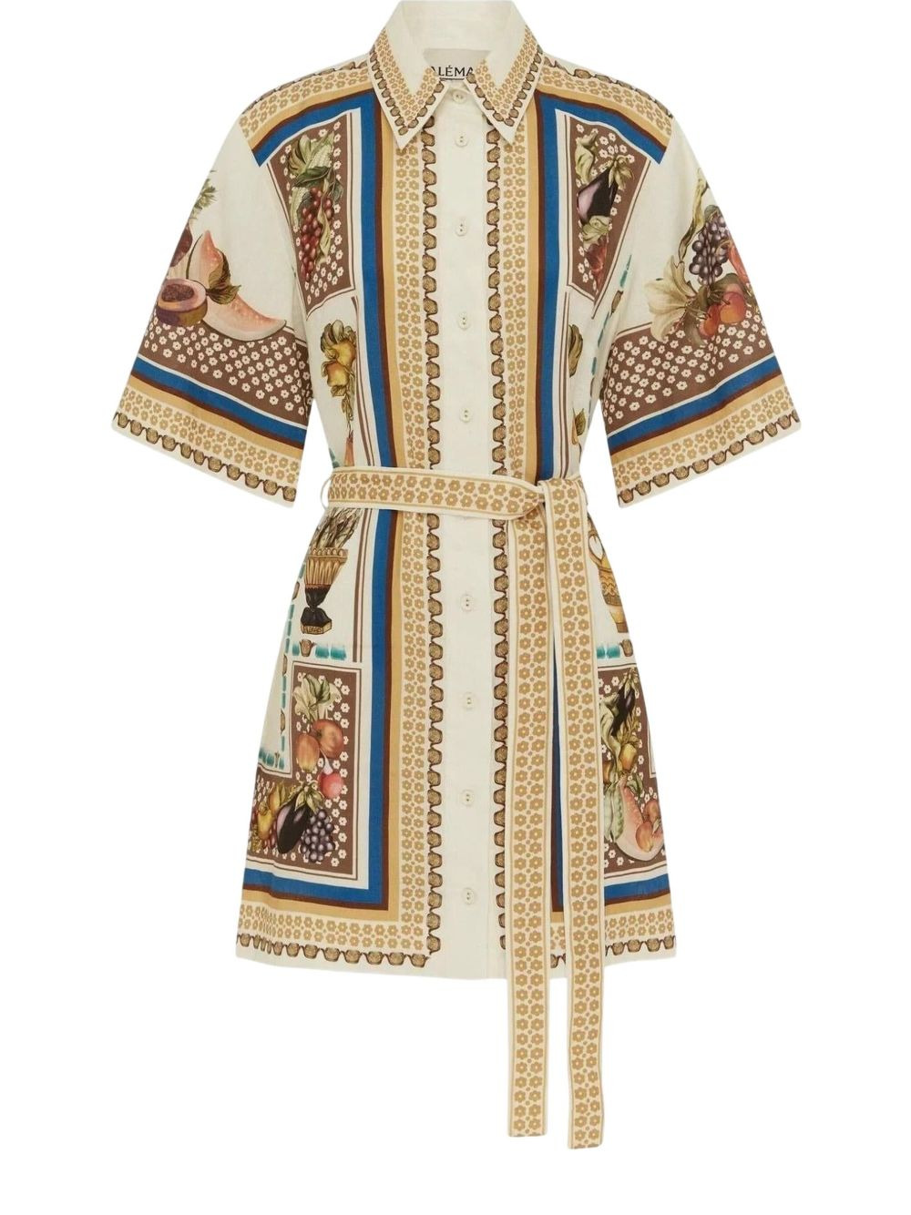 Mercado fruit-print mini dress - 2