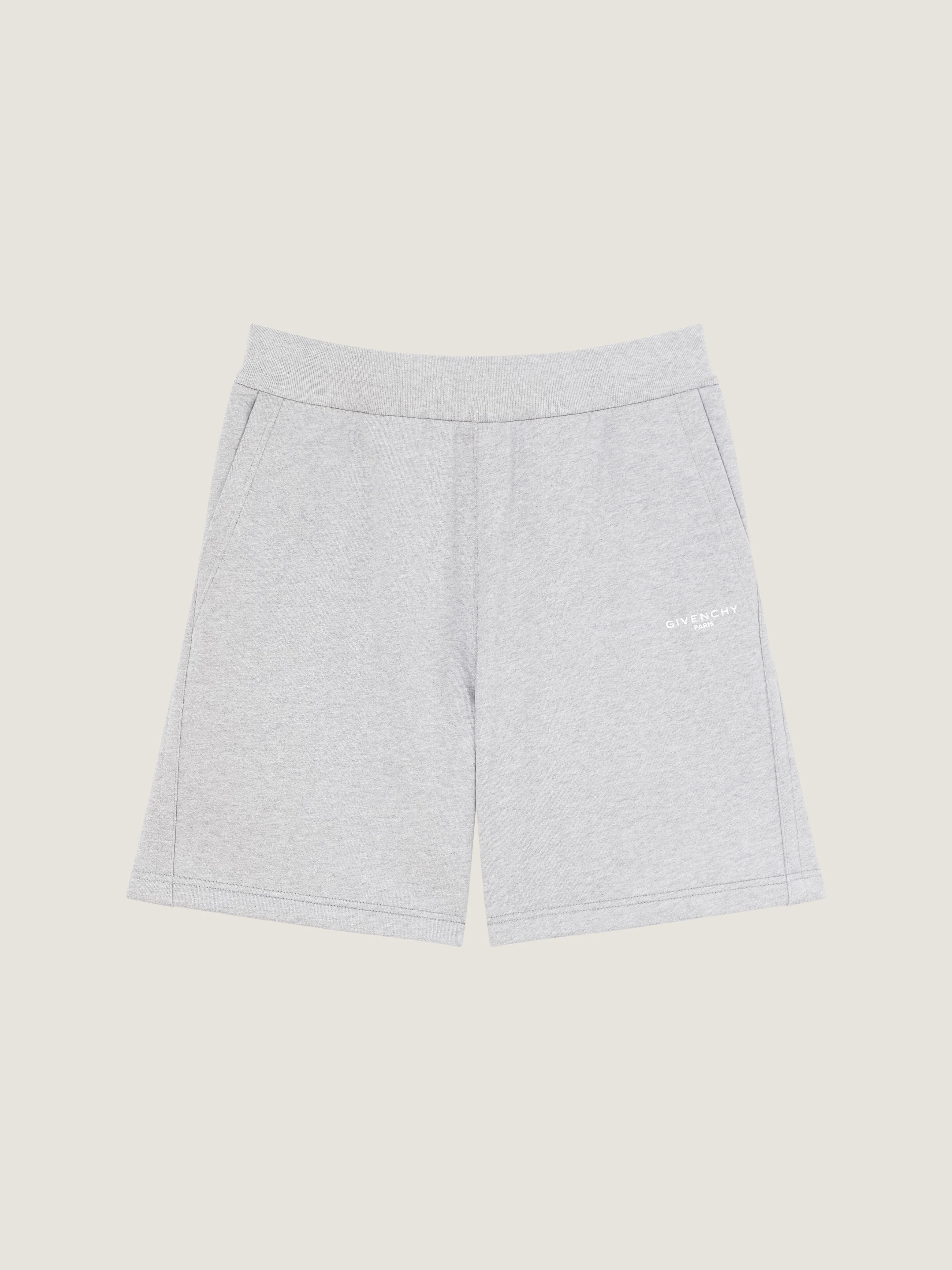 COUTURE SEAM BERMUDA SHORTS IN FLEECE - 1