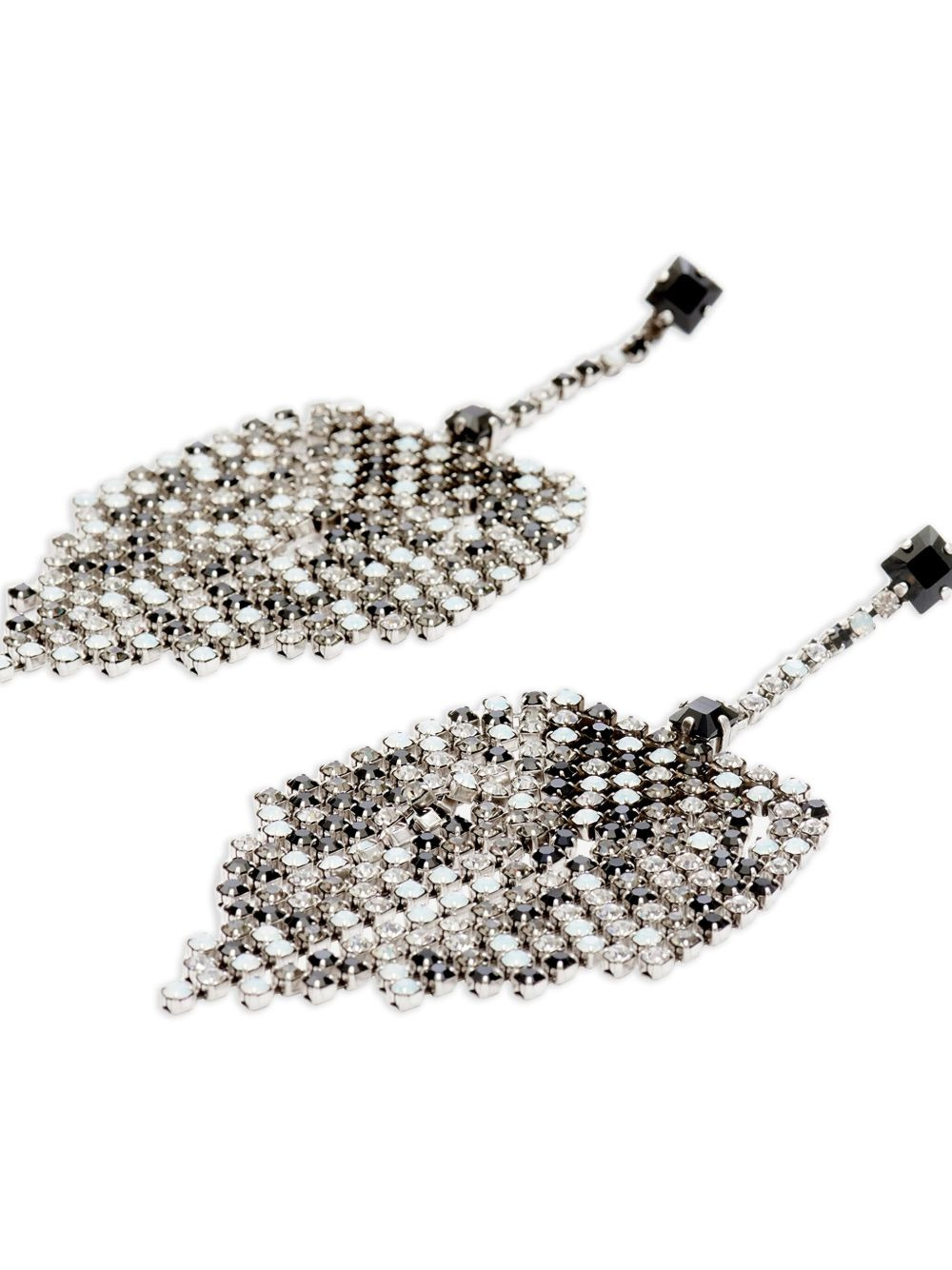Faye crystal-fringe earrings - 3