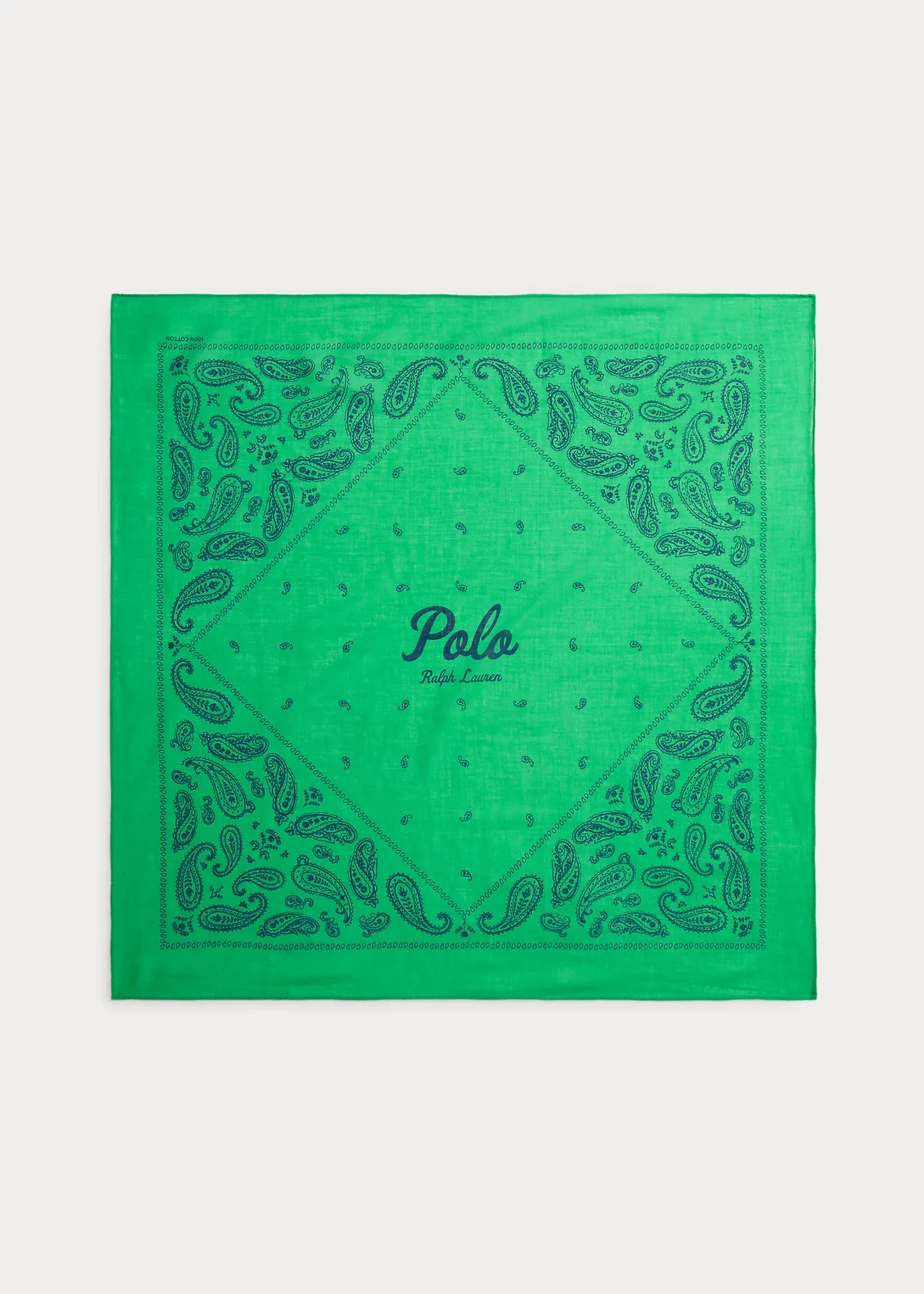 Logo Paisley Cotton Bandanna - 1