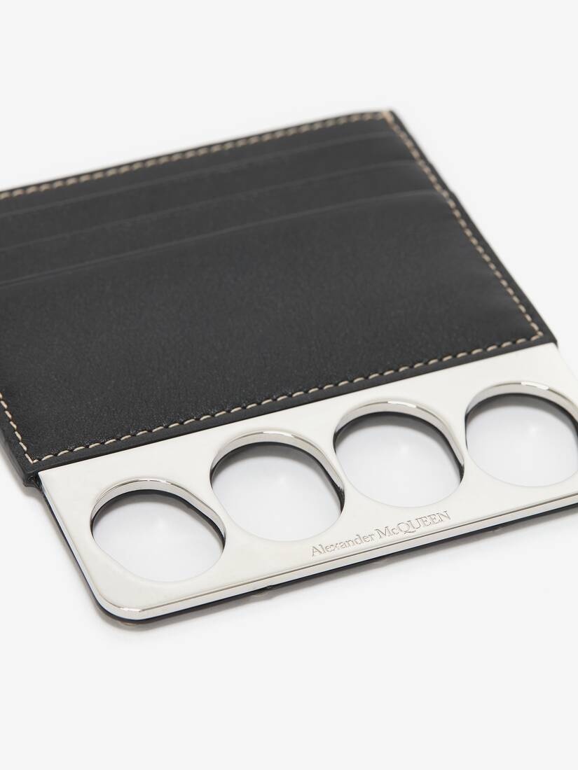 Men's The Grip Card Holder in Black - 4