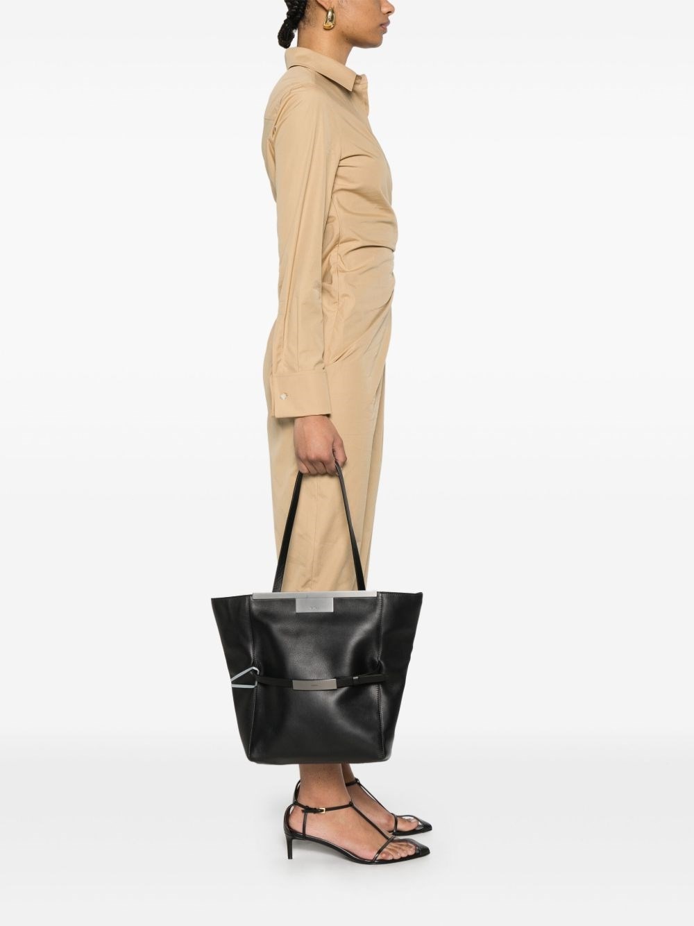 Leather clutch bag - 2