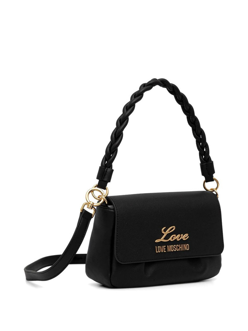 braided-handle logo-detail tote bag 3