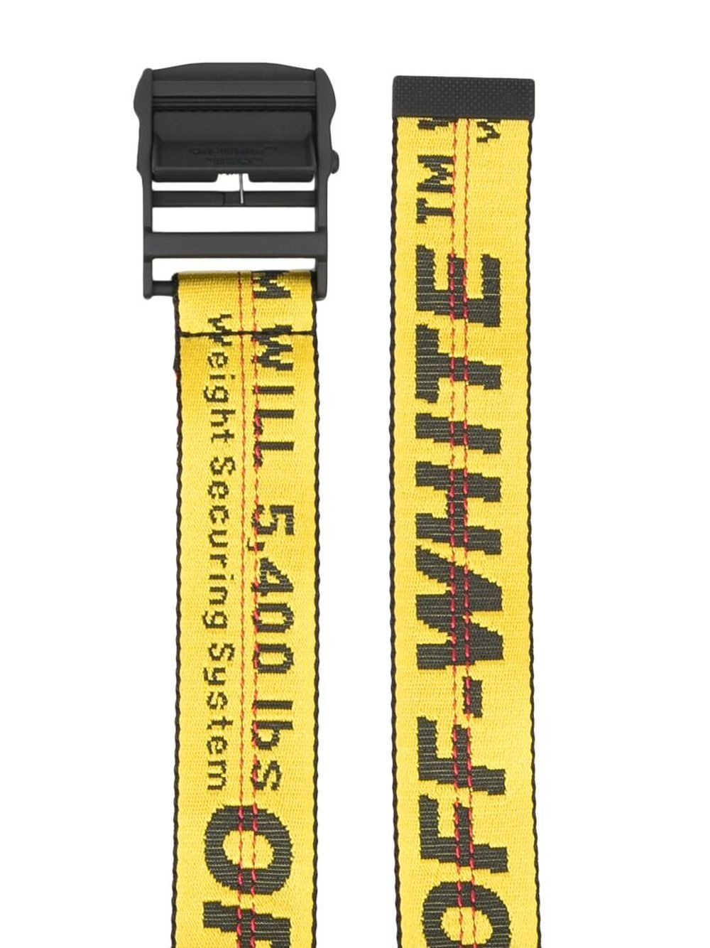 logo-tape detail belt - 2