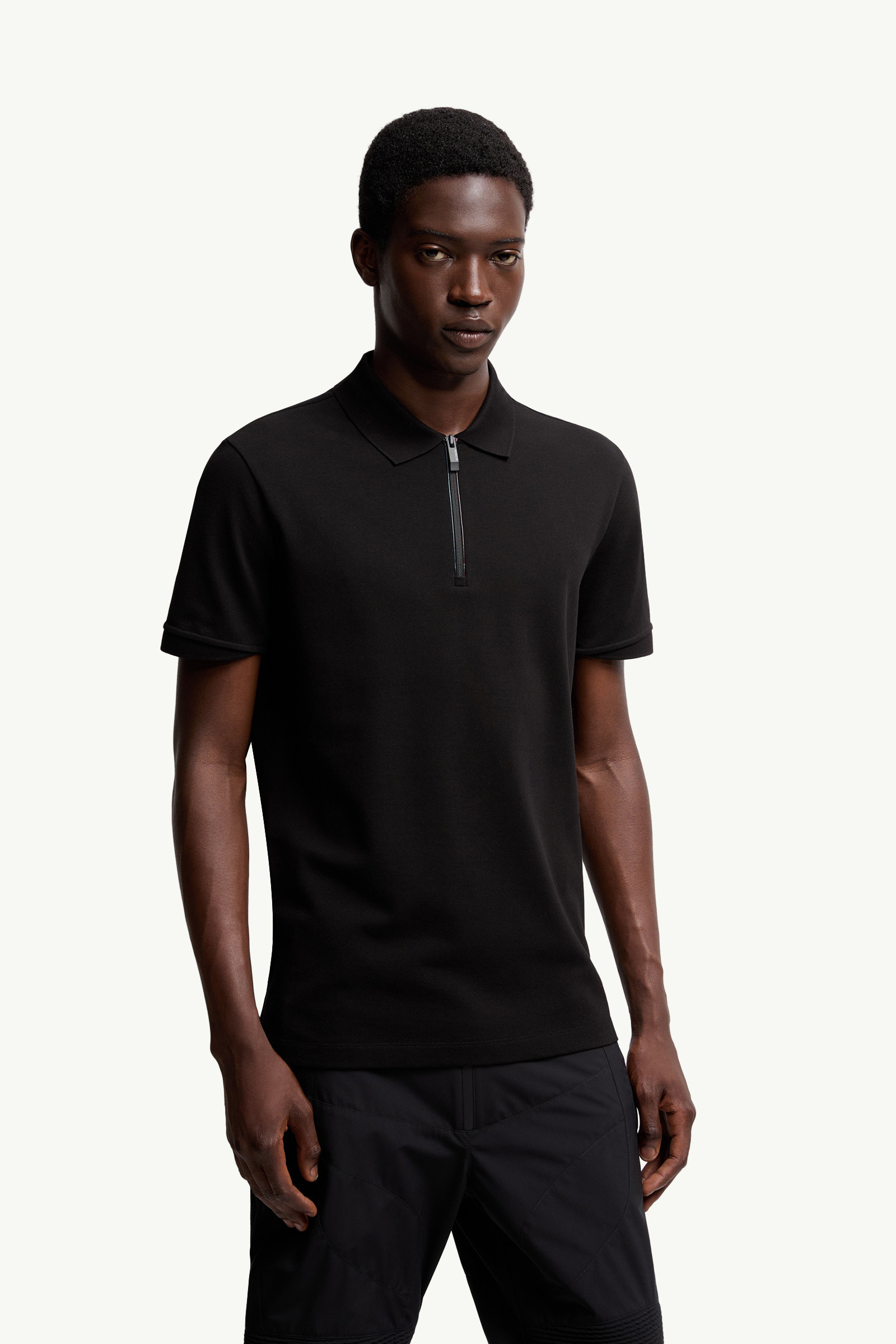 Logo Patch Cotton Piquet Polo Shirt - 3