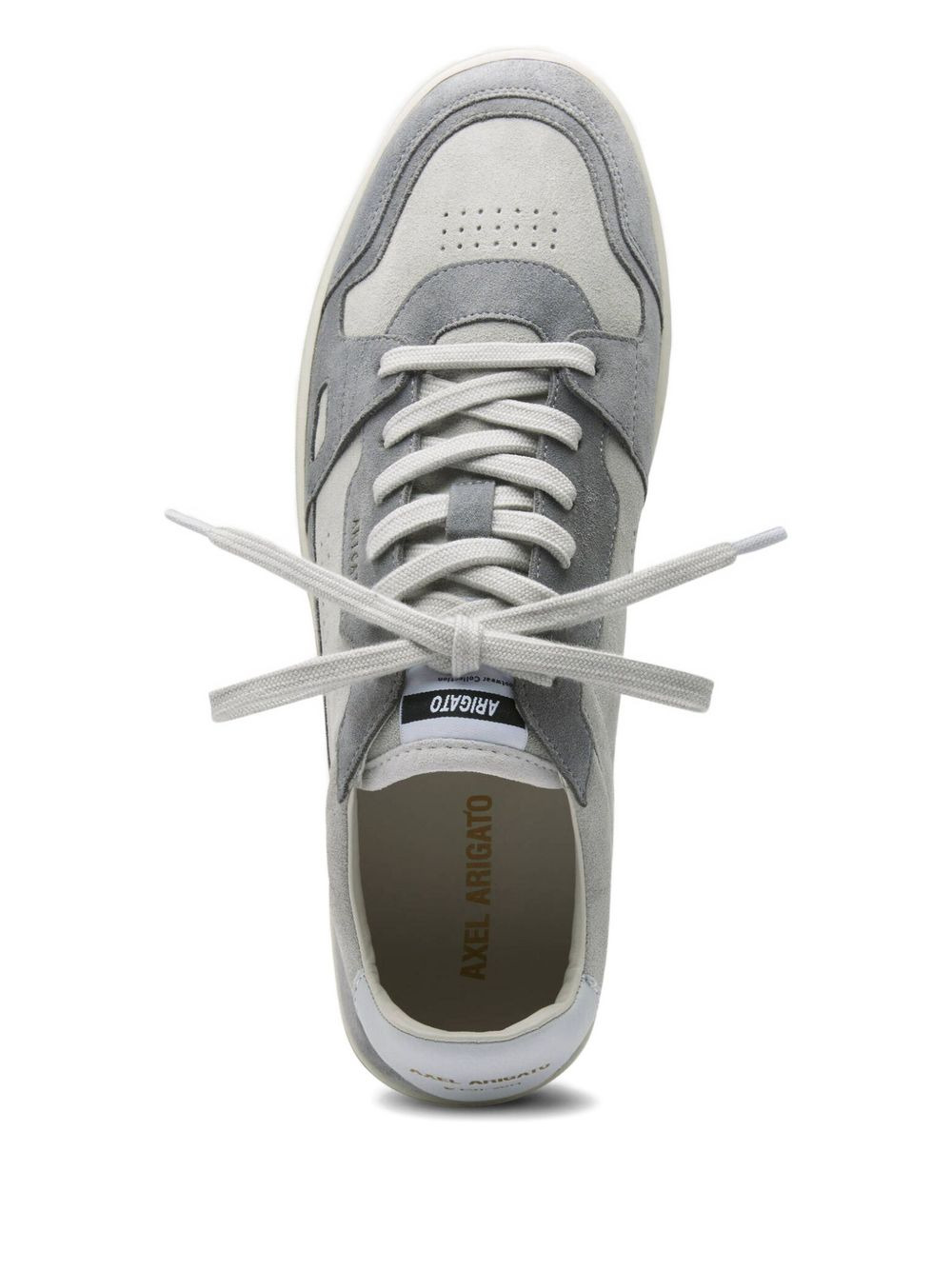 Dice Lo suede-leather panelled sneakers - 3