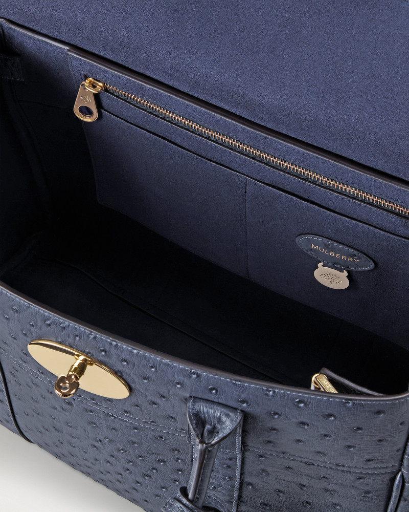 Bayswater Stormy Blue Ostrich 6