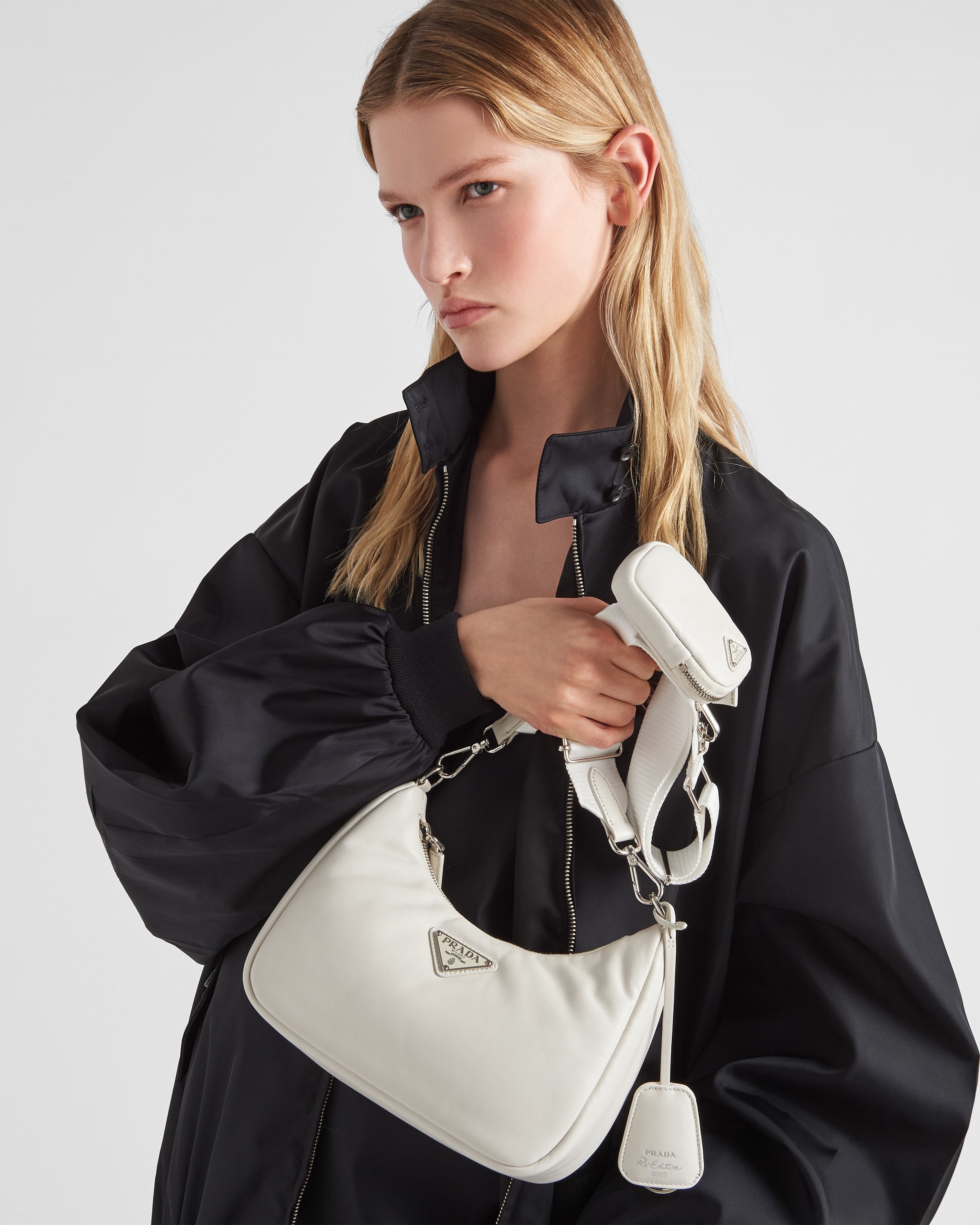 Prada Padded Nappa Leather Re-Edition 2005 Shoulder Bag